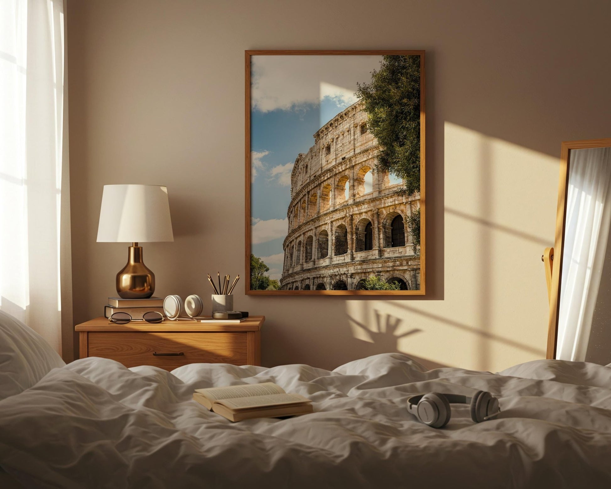 Rome Wall Art Print – Colosseum Photo, Italian Travel Art & Roman Architecture Decor - Hasan Akbas Fine Art