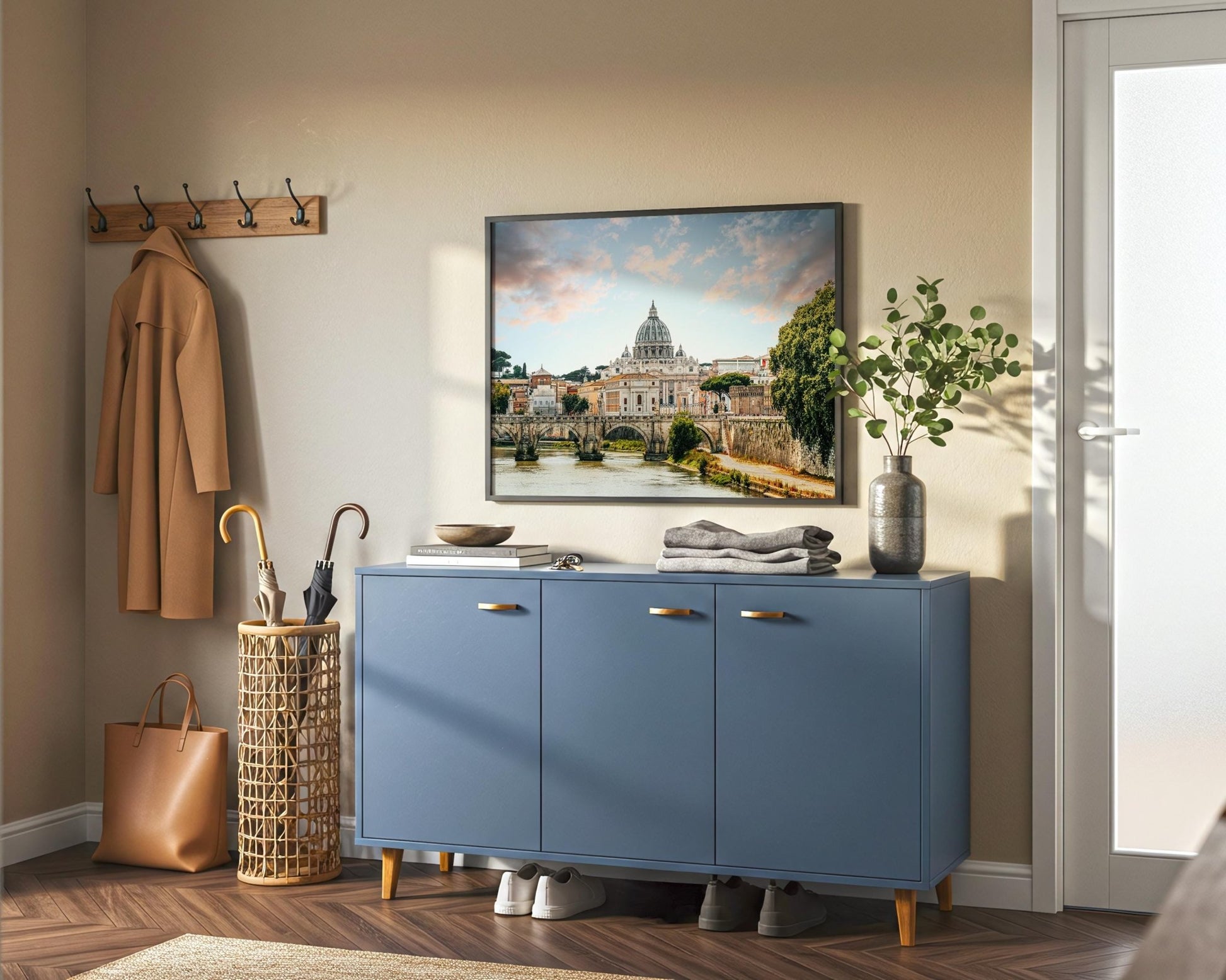 Rome Wall Art Print – St Peter’s Basilica Photo | Vatican City Art, Tiber River - Hasan Akbas Fine Art