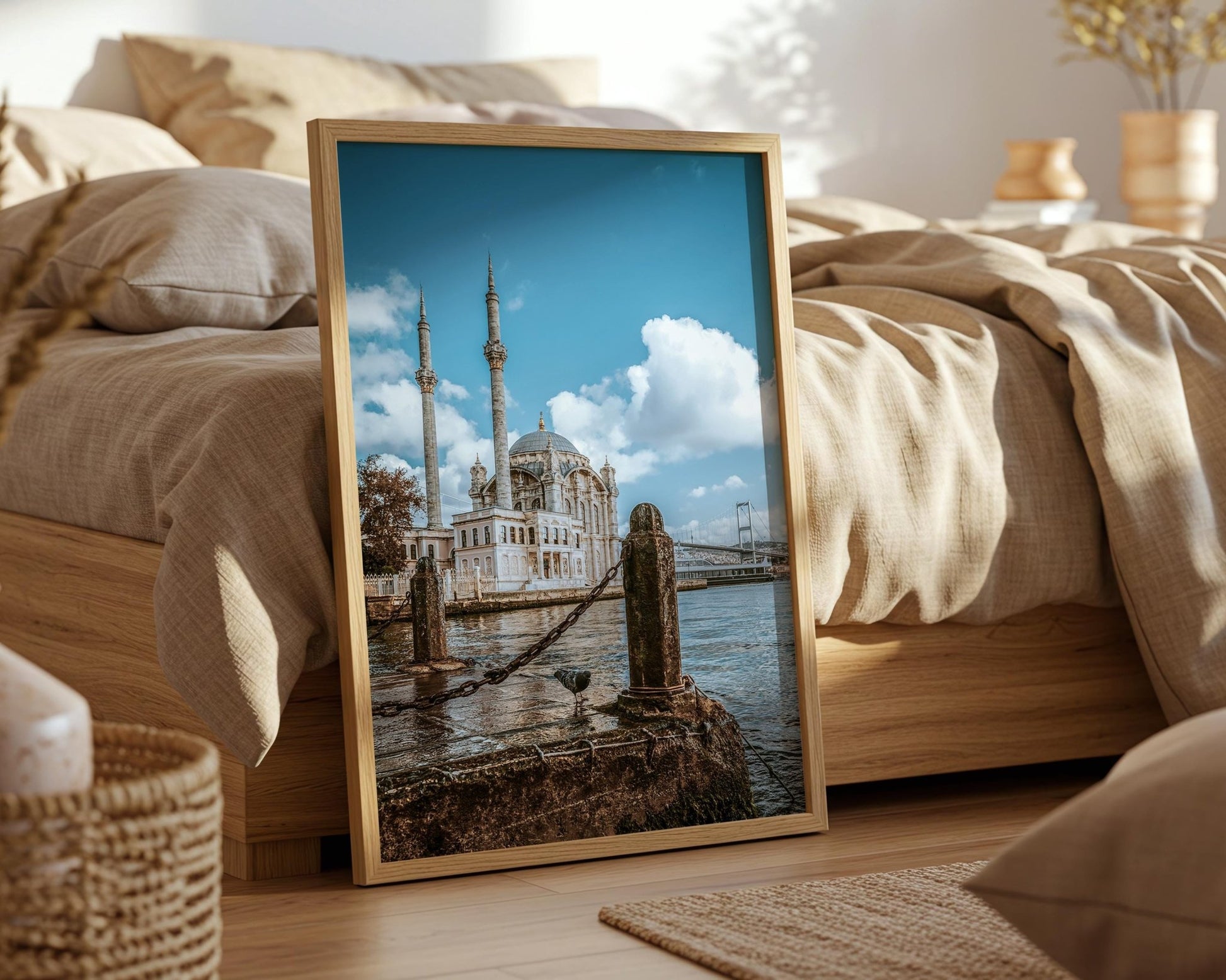 Istanbul Ortakoy Mosque Print – Bosphorus Bridge Photo | Turkish Cityscape Art - Hasan Akbas Fine Art