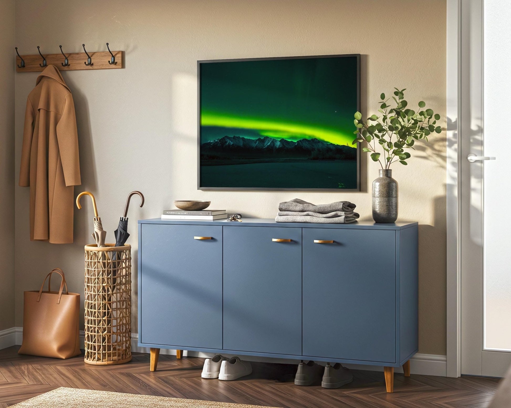 Alaska USA Northern Lights Wall Art, Aurora Borealis Photo, Fairbanks Print, Nature Home Decor - Hasan Akbas Fine Art