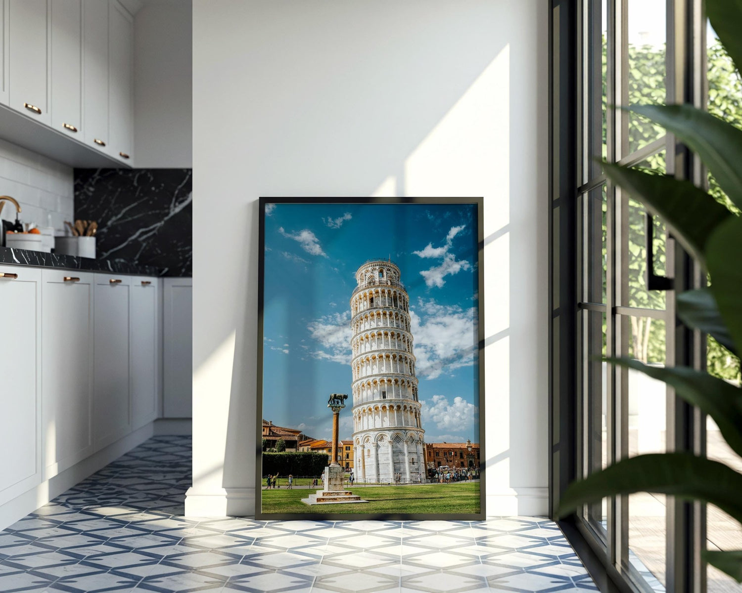 Pisa Italy Wall Art Print, Leaning Tower Photo, Tuscany Photography, Minimalist Home Decor - Hasan Akbas Fine Art