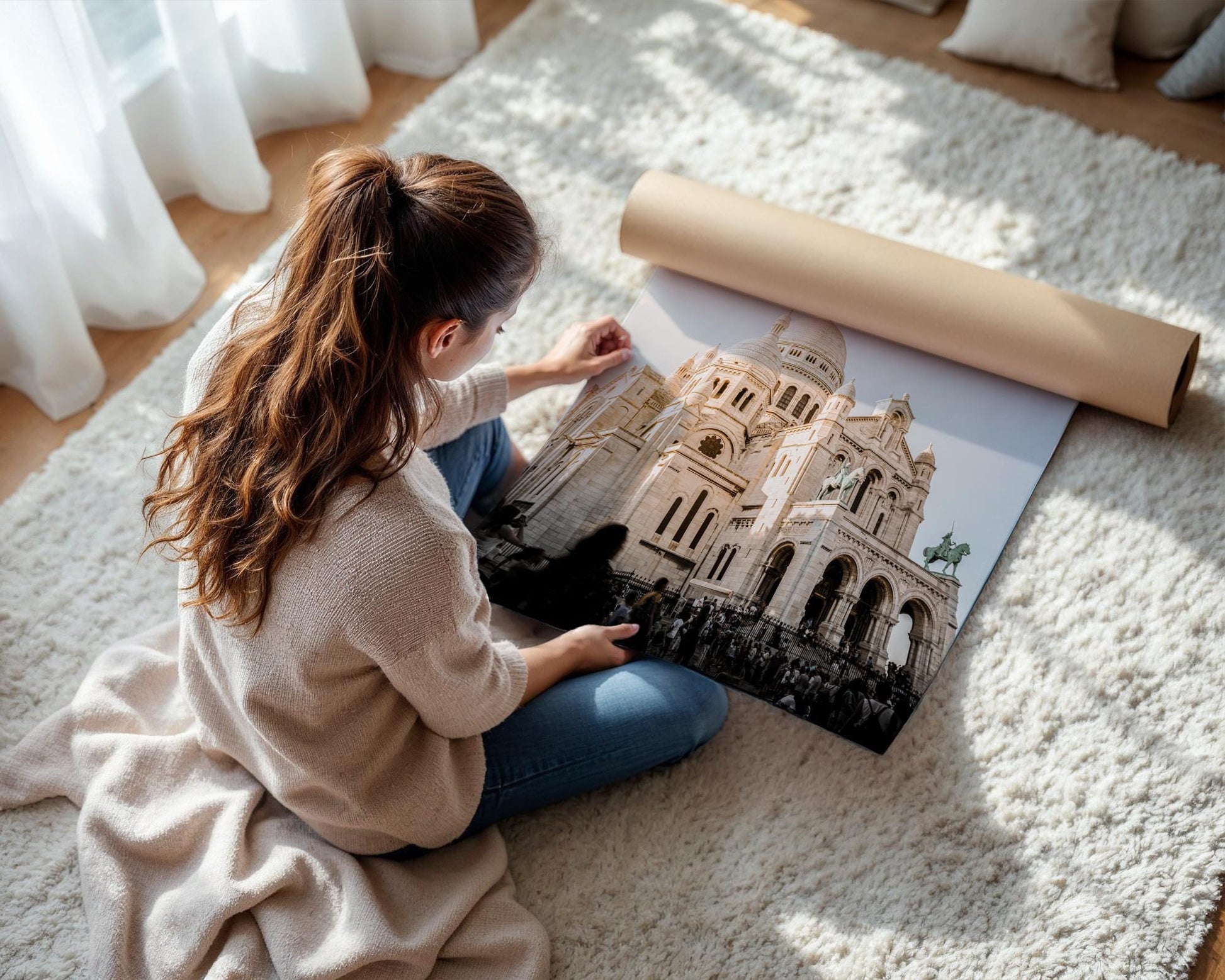 Sacre Coeur Print – Paris Wall Art | Montmartre Basilica Photo | French Architecture Decor - Hasan Akbas Fine Art