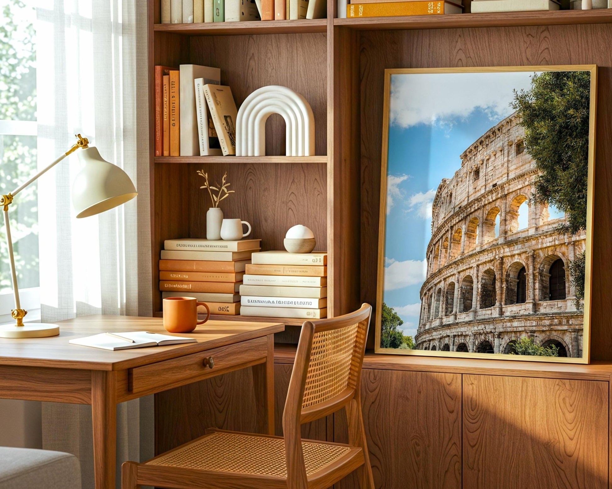 Rome Wall Art Print – Colosseum Photo, Italian Travel Art & Roman Architecture Decor - Hasan Akbas Fine Art