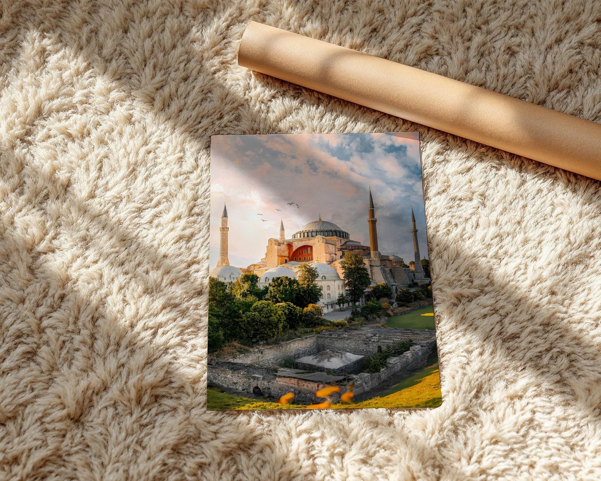 Hagia Sophia Wall Art – Istanbul Wall Decor | Museum Quality Giclee Fine Art Print - Hasan Akbas Fine Art
