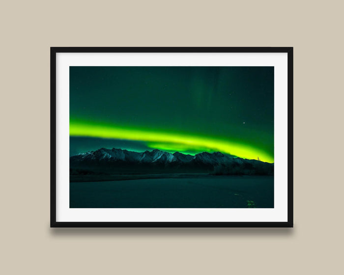 Alaska USA Northern Lights Wall Art, Aurora Borealis Photo, Fairbanks Print, Nature Home Decor