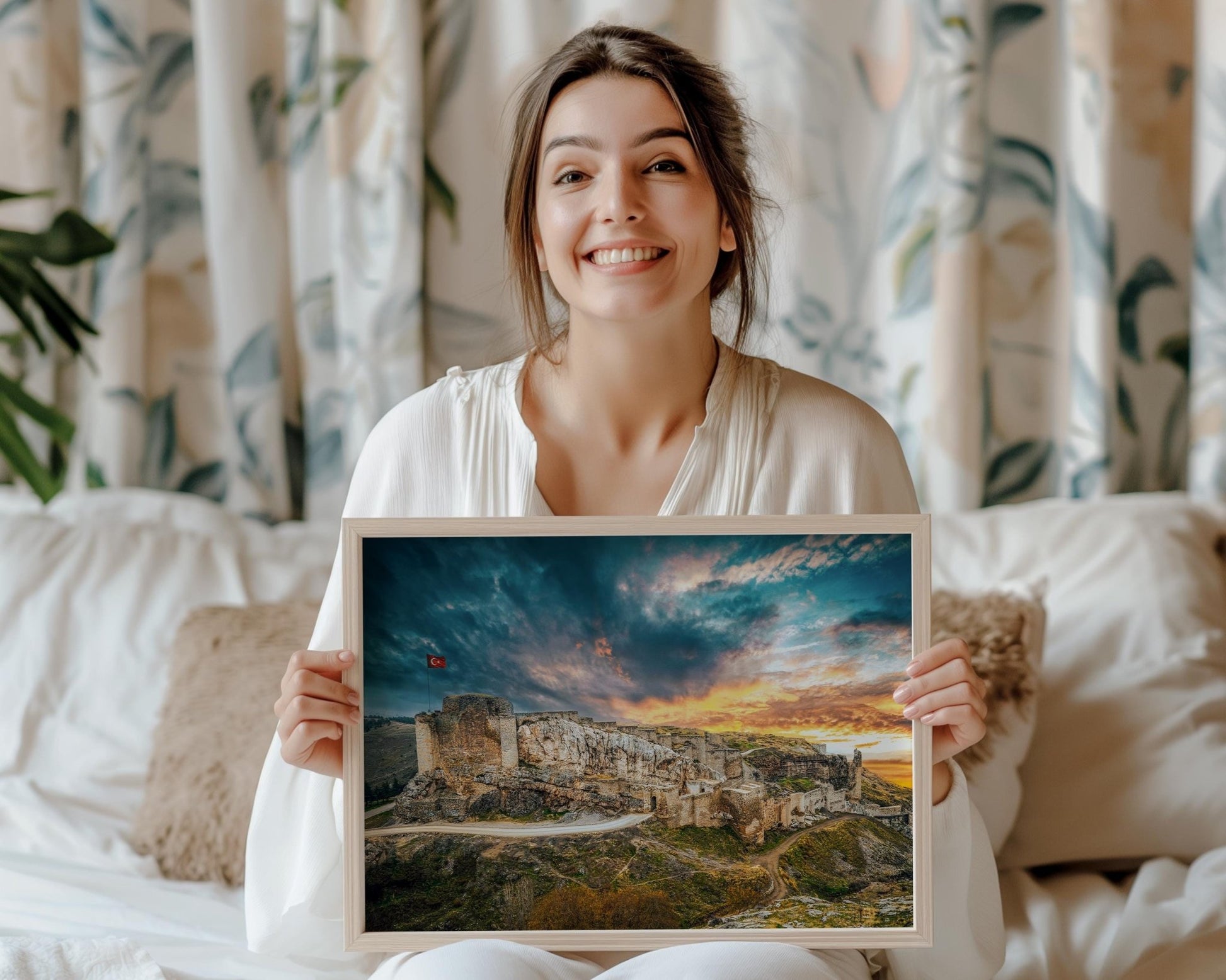 Harput Castle Wall Art | Historic Fortress Photo & Turkish Home Decor | Museum Quality Print - Hasan Akbas Fine Art