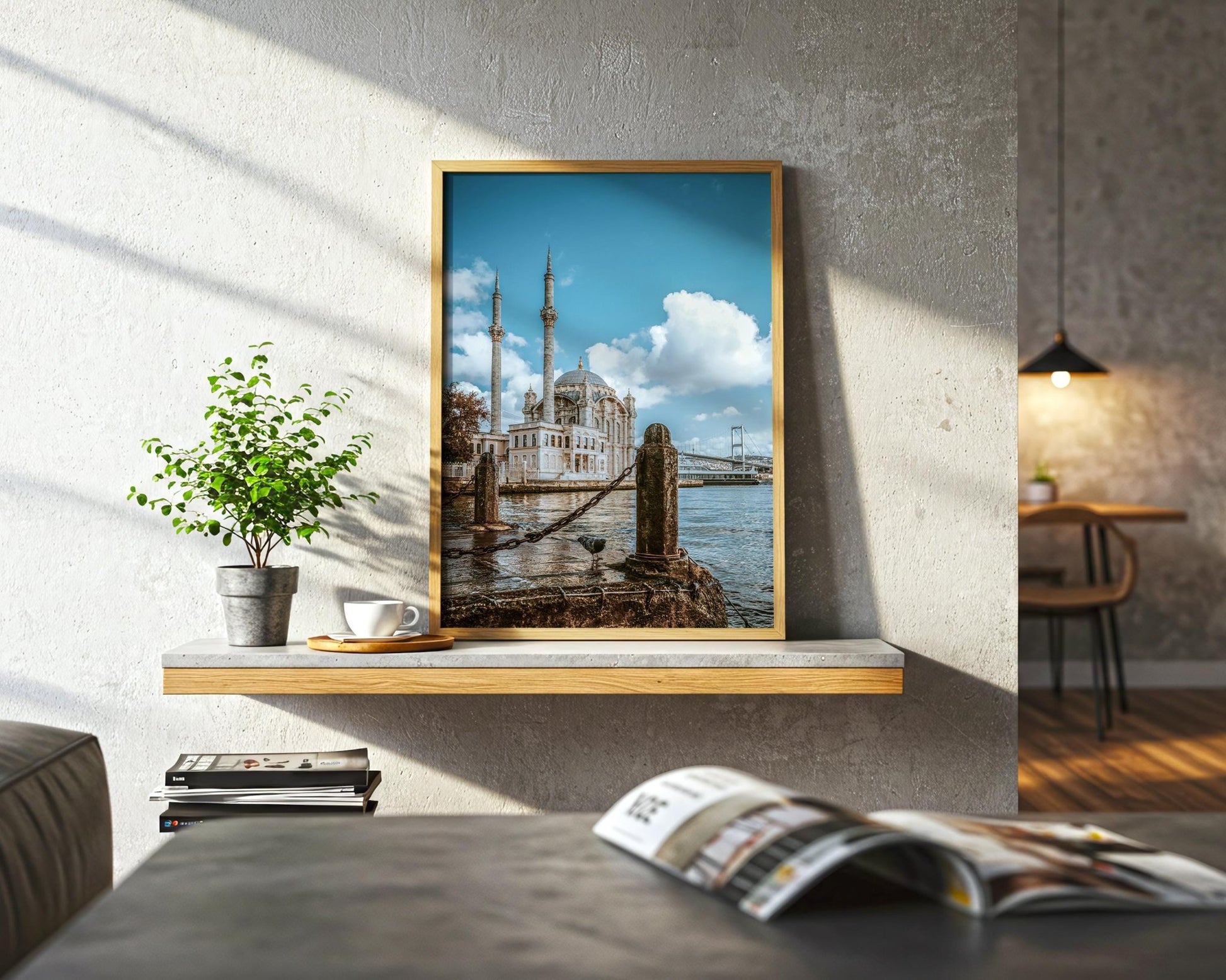 Istanbul Ortakoy Mosque Print – Bosphorus Bridge Photo | Turkish Cityscape Art - Hasan Akbas Fine Art