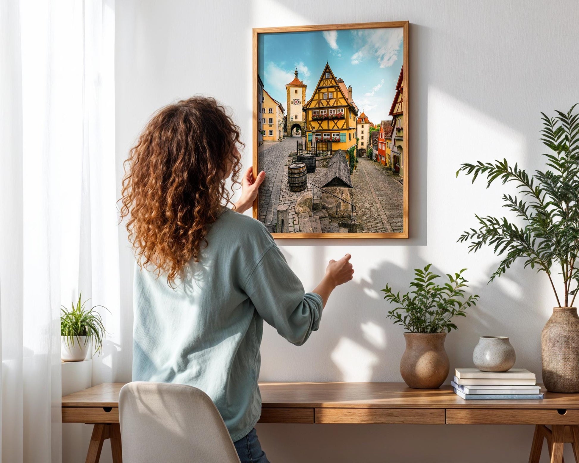 Rothenburg Plönlein Photo Print, Colorful Medieval Germany Wall Art - Hasan Akbas Fine Art