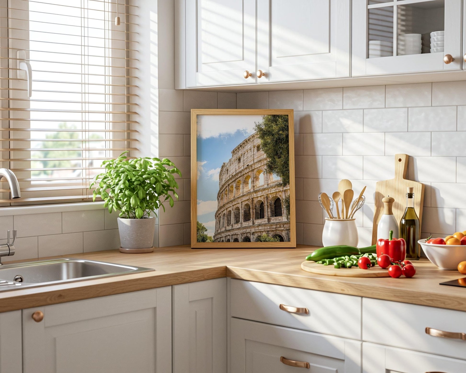 Rome Wall Art Print – Colosseum Photo, Italian Travel Art & Roman Architecture Decor - Hasan Akbas Fine Art