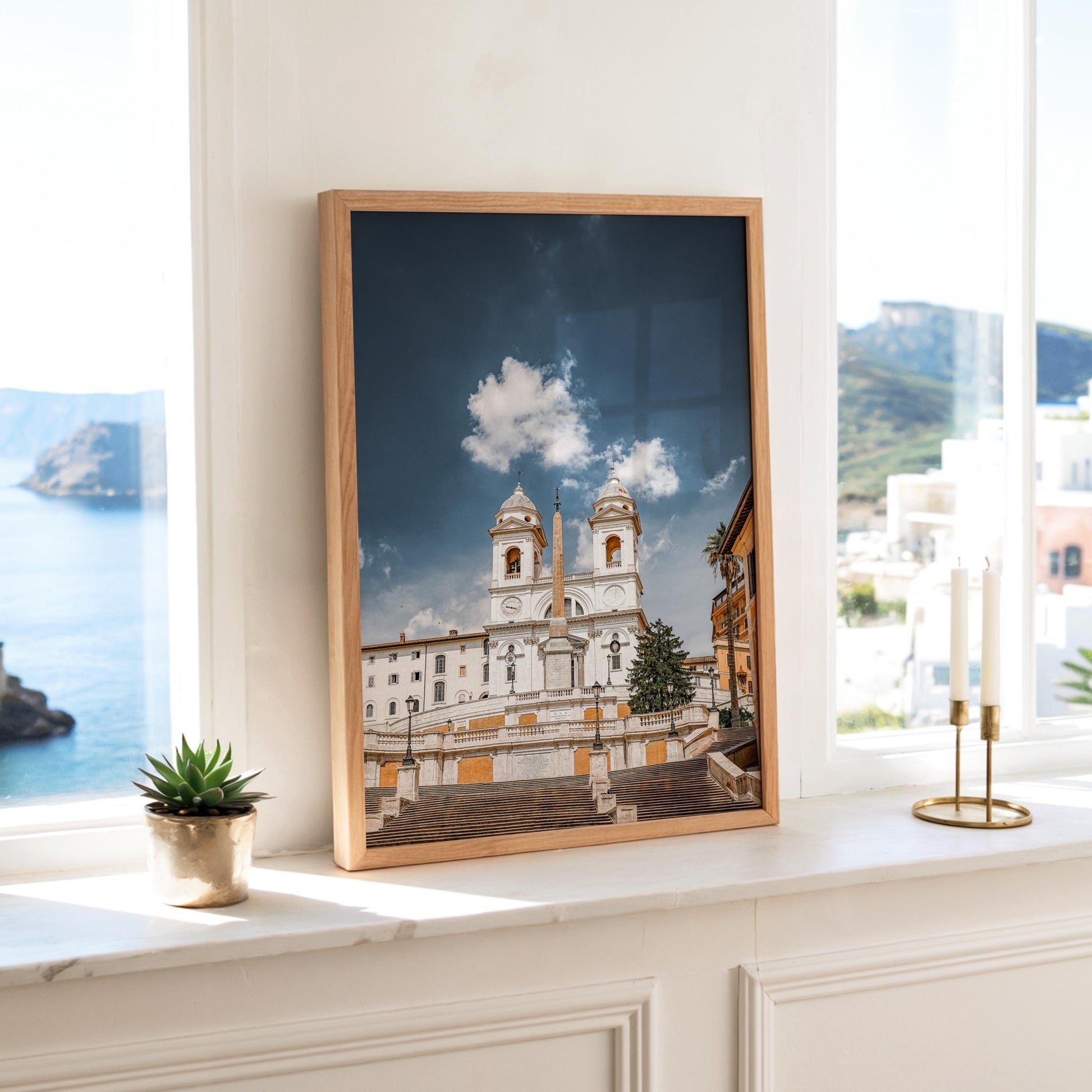 Spanish Steps Rome Print – Italy Travel Photo | Trinita Dei Monti Art Wall Decor - Hasan Akbas Fine Art