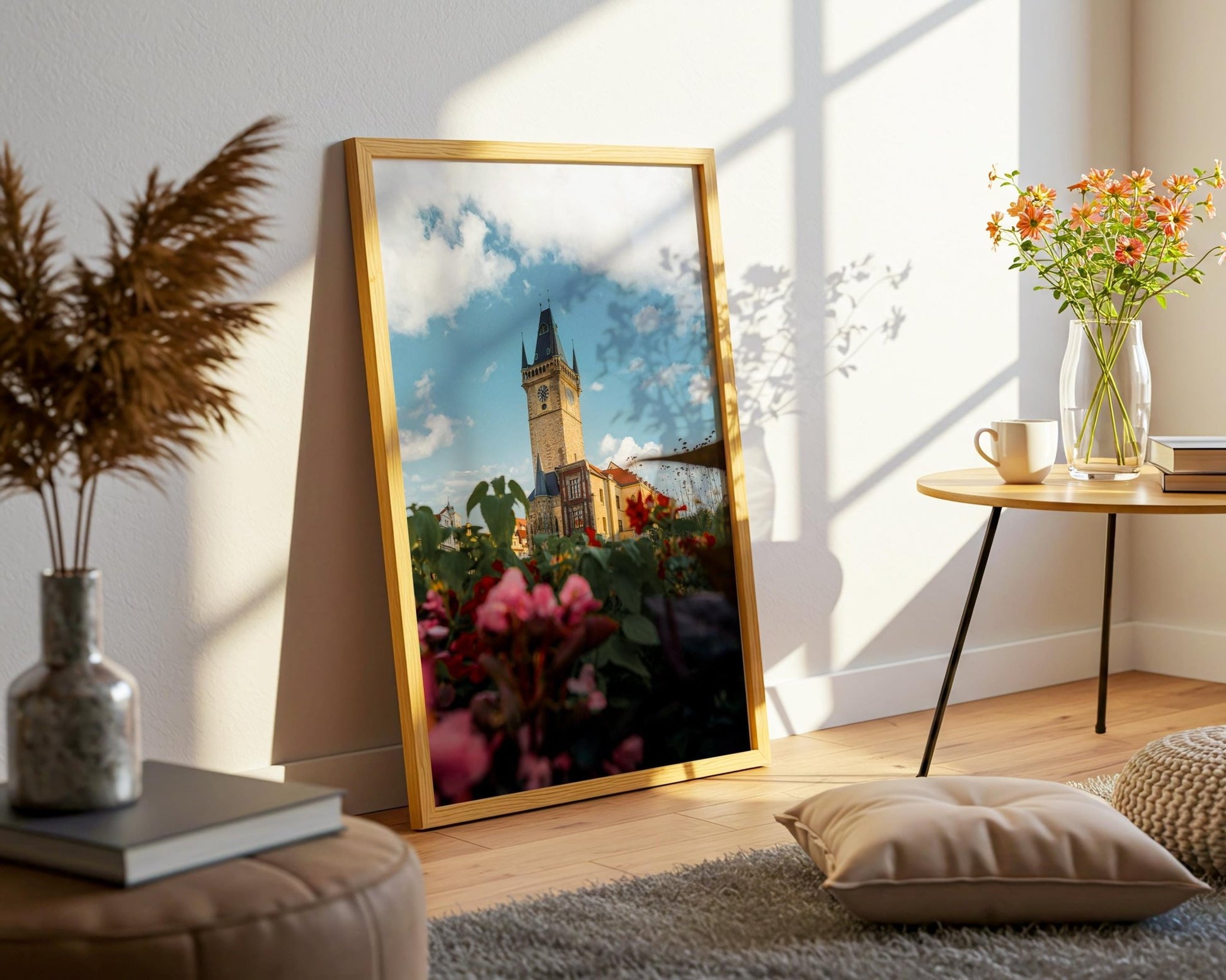 Prague Clock Print - Astronomical Clock Tower Fine Art, Old Town Hall Wall Decor - Hasan Akbas Fine Art