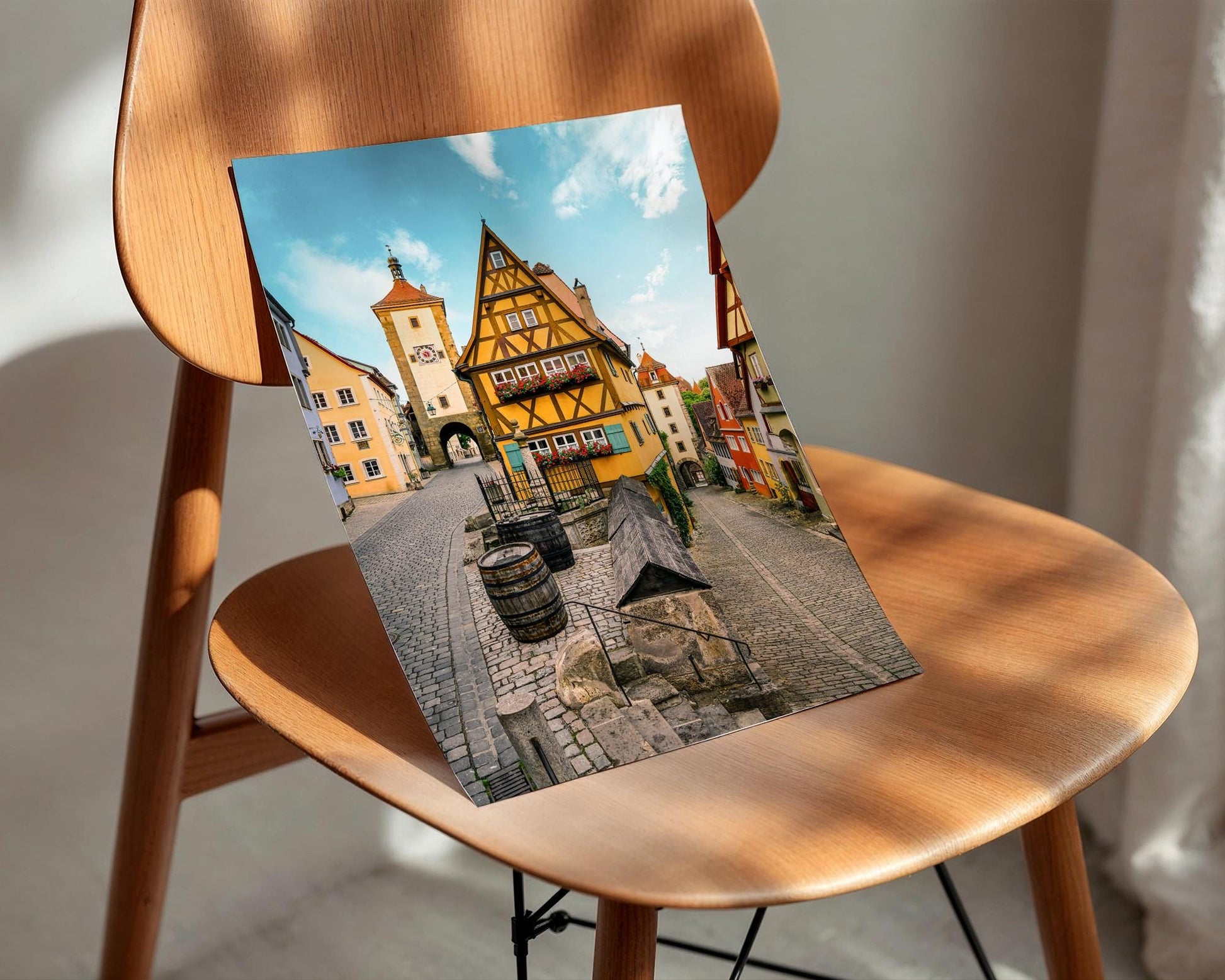 Rothenburg Plönlein Photo Print, Colorful Medieval Germany Wall Art - Hasan Akbas Fine Art