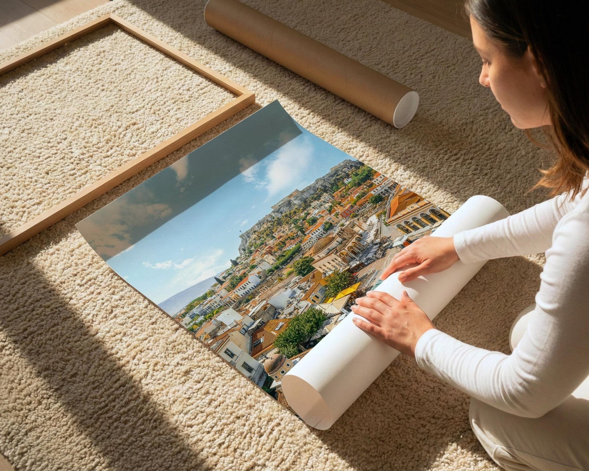 Athens Greece Wall Art – Acropolis Parthenon Print | Mediterranean Cityscape Decor - Hasan Akbas Fine Art