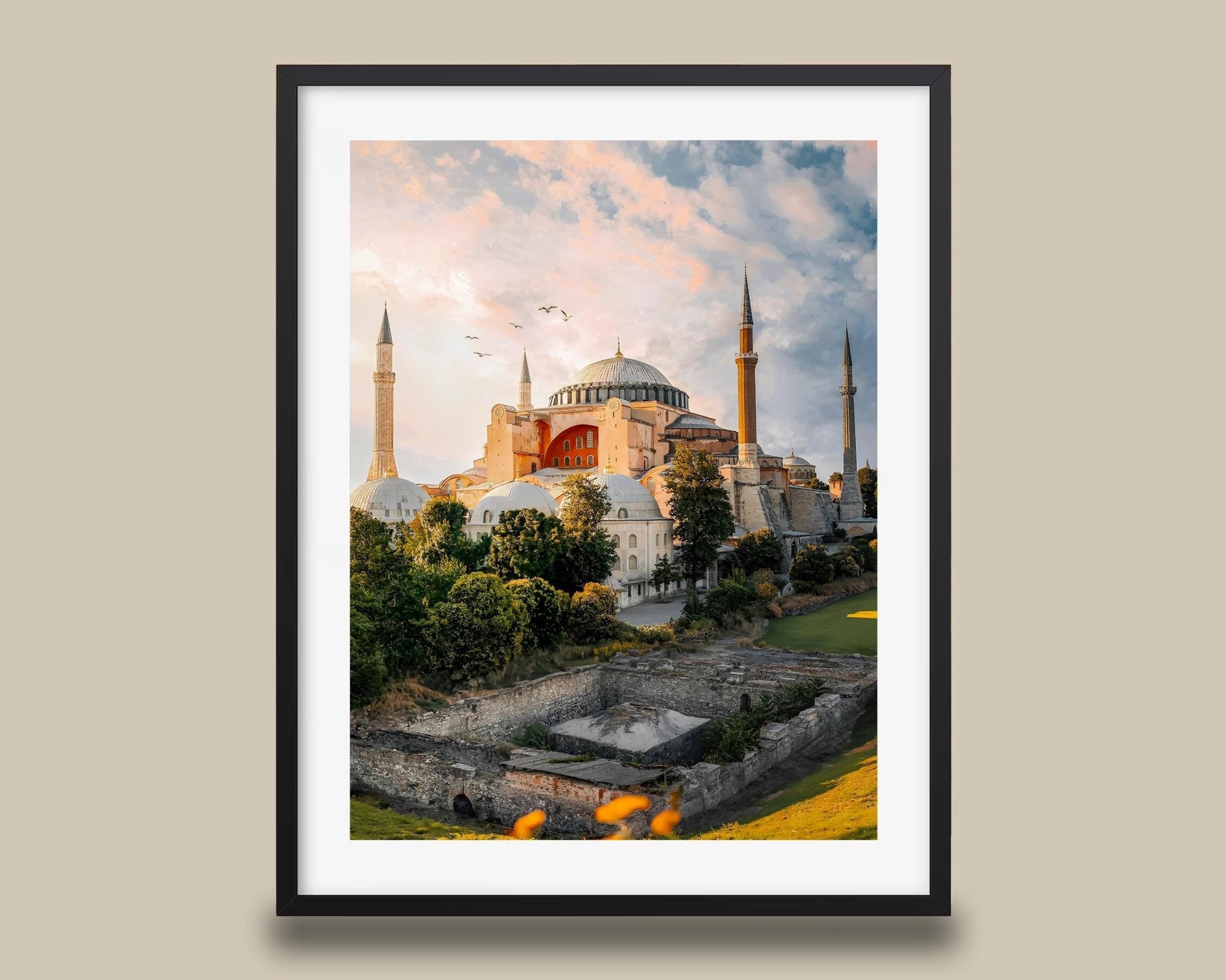 Hagia Sophia Wall Art – Istanbul Wall Decor | Museum Quality Giclee Fine Art Print - Hasan Akbas Fine Art
