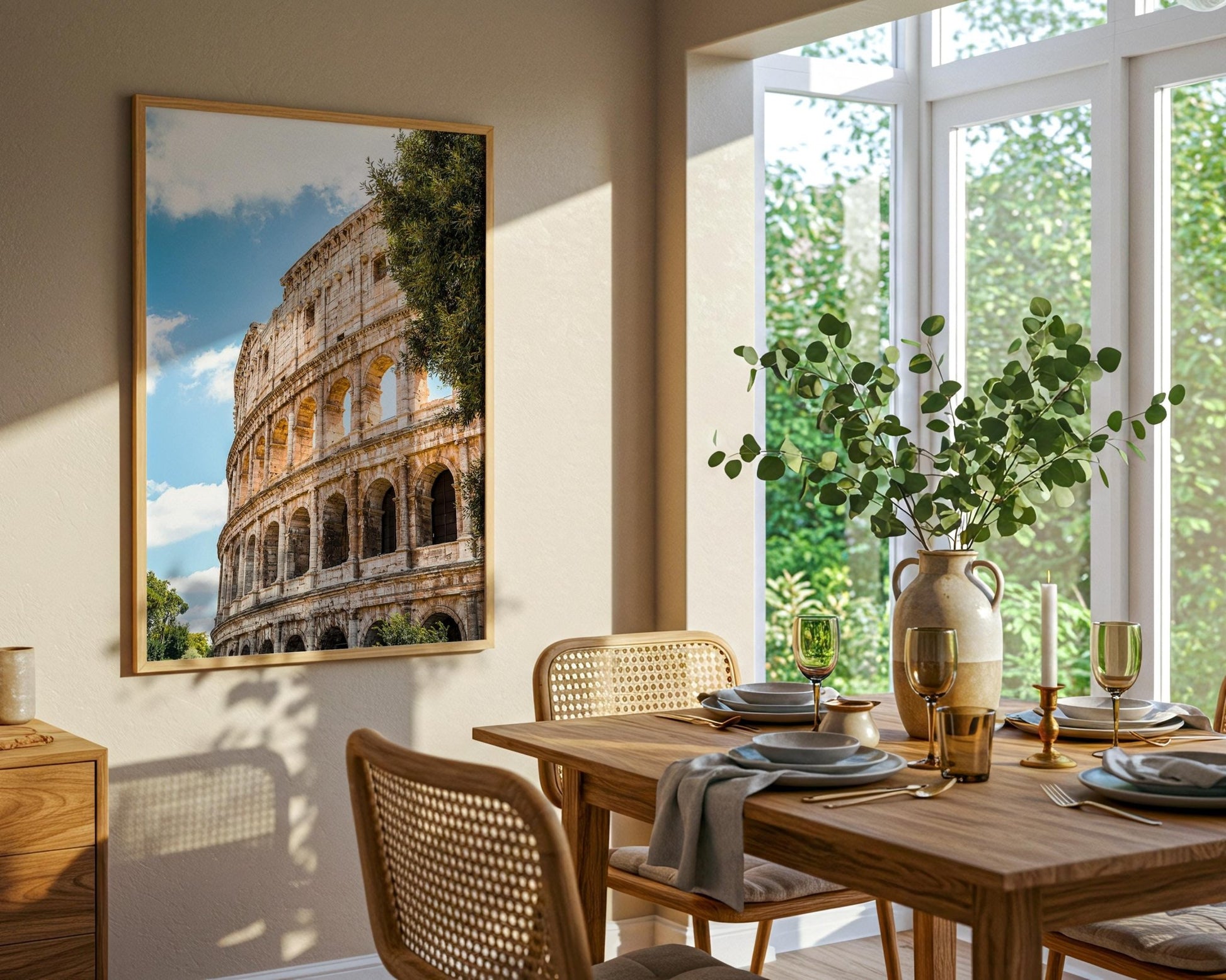 Rome Wall Art Print – Colosseum Photo, Italian Travel Art & Roman Architecture Decor - Hasan Akbas Fine Art