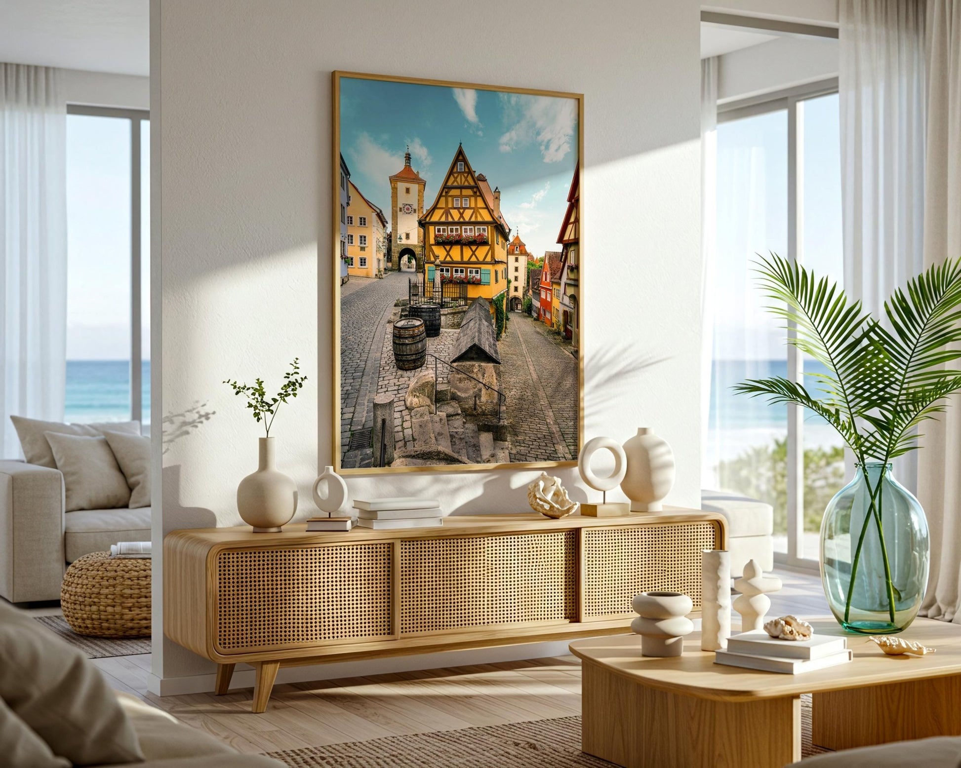 Rothenburg Plönlein Photo Print, Colorful Medieval Germany Wall Art - Hasan Akbas Fine Art