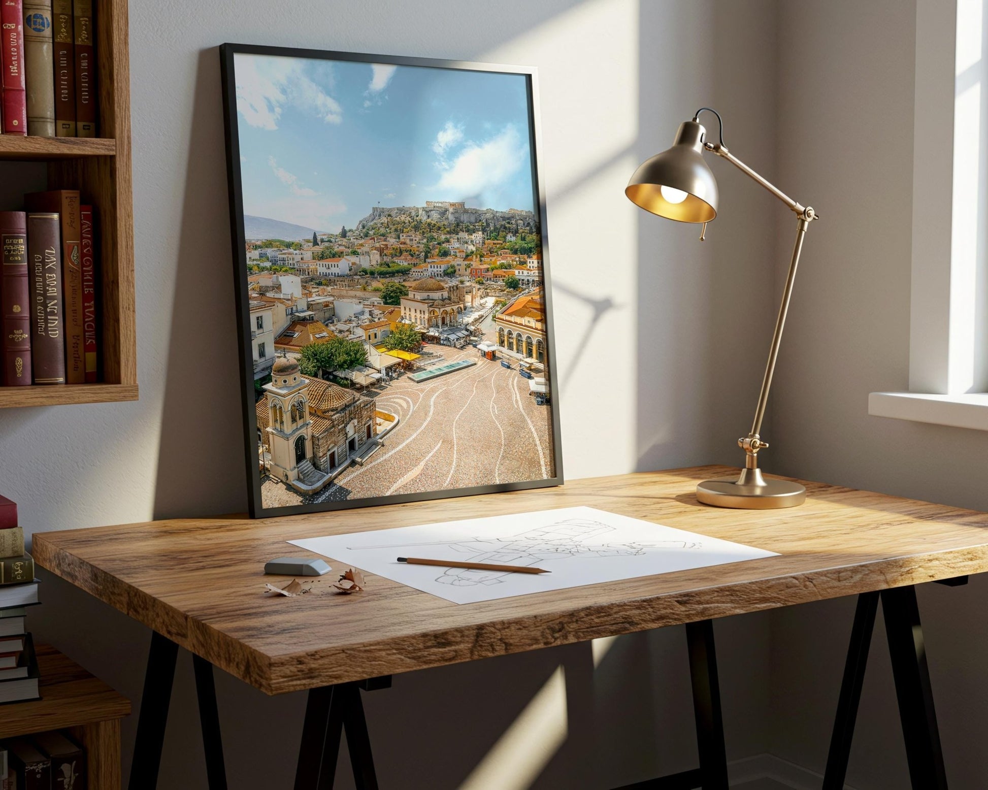 Athens Greece Wall Art – Acropolis Parthenon Print | Mediterranean Cityscape Decor - Hasan Akbas Fine Art