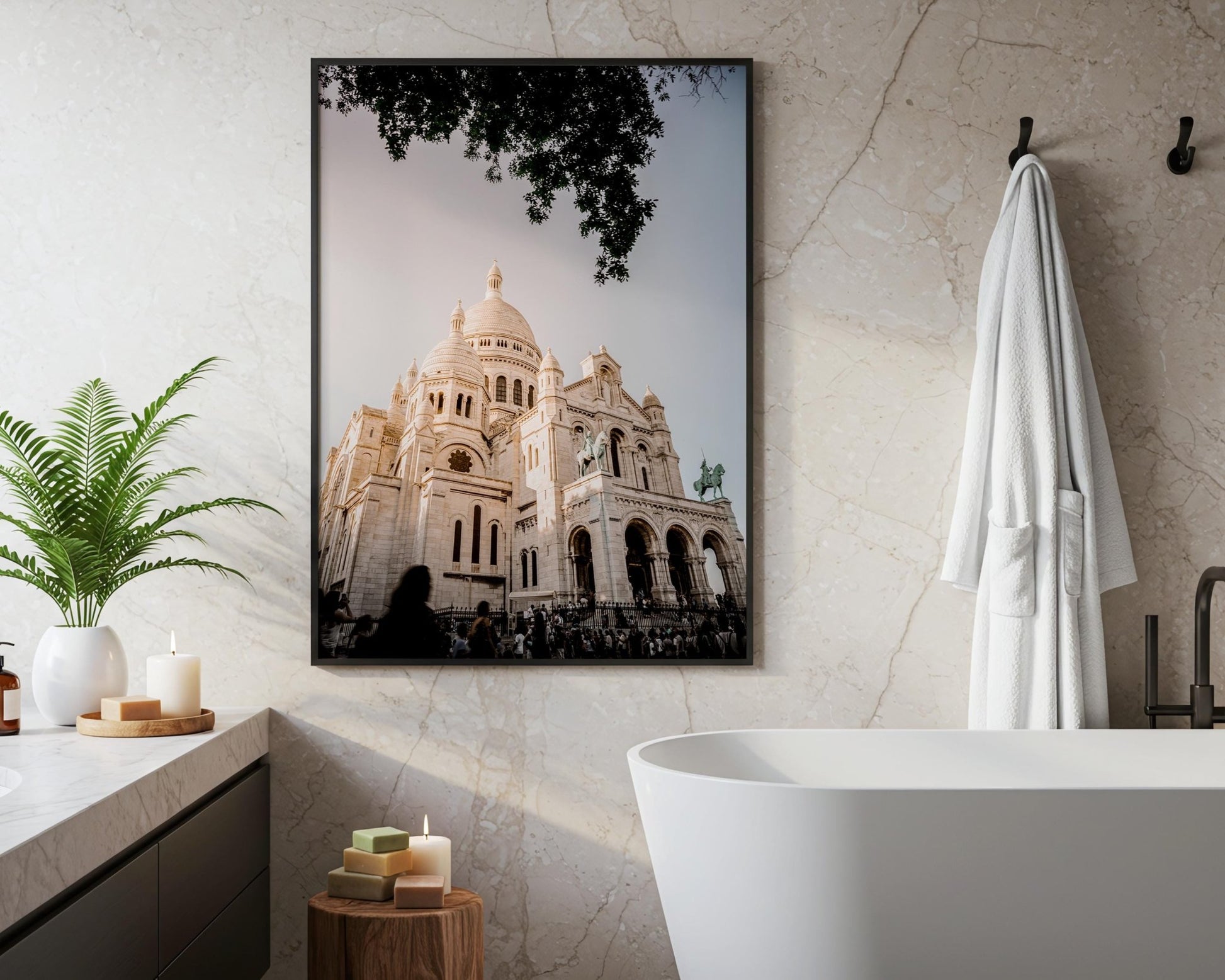 Sacre Coeur Print – Paris Wall Art | Montmartre Basilica Photo | French Architecture Decor - Hasan Akbas Fine Art