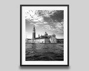 Venice Wall Art – Black and White Italy Photography Print | San Giorgio Maggiore Large Decor - Hasan Akbas Fine Art
