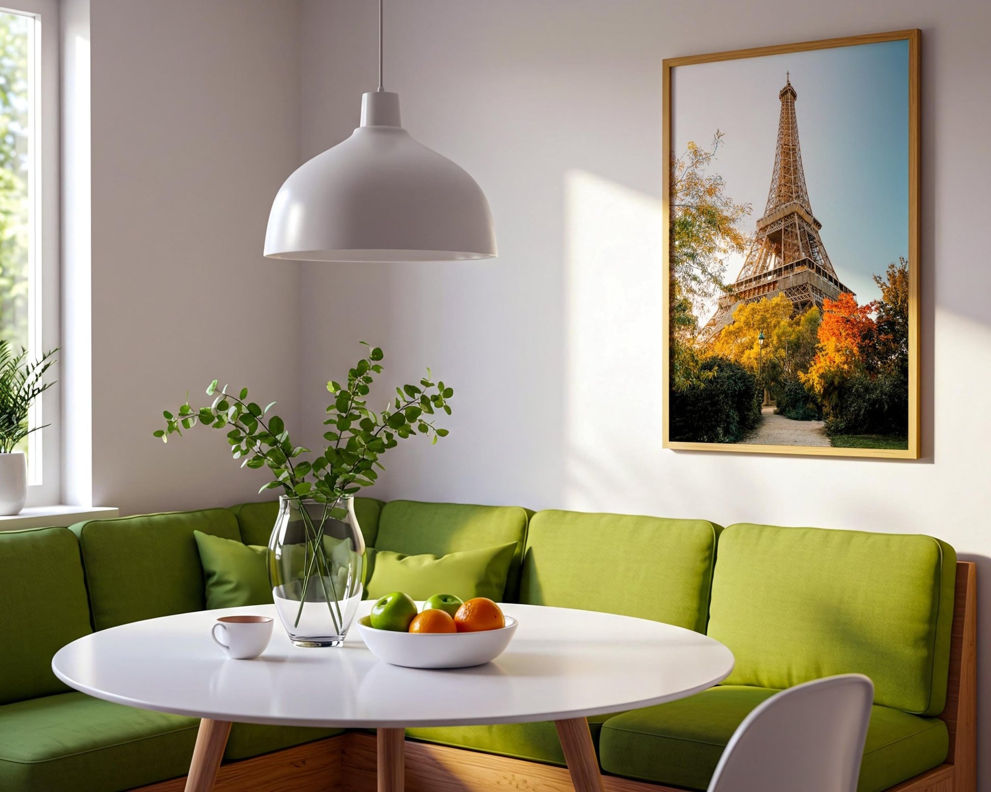 Paris France Eiffel Tower Print, Autumn Golden Hour Photo, Iconic Wall Art, Home Decor - Hasan Akbas Fine Art