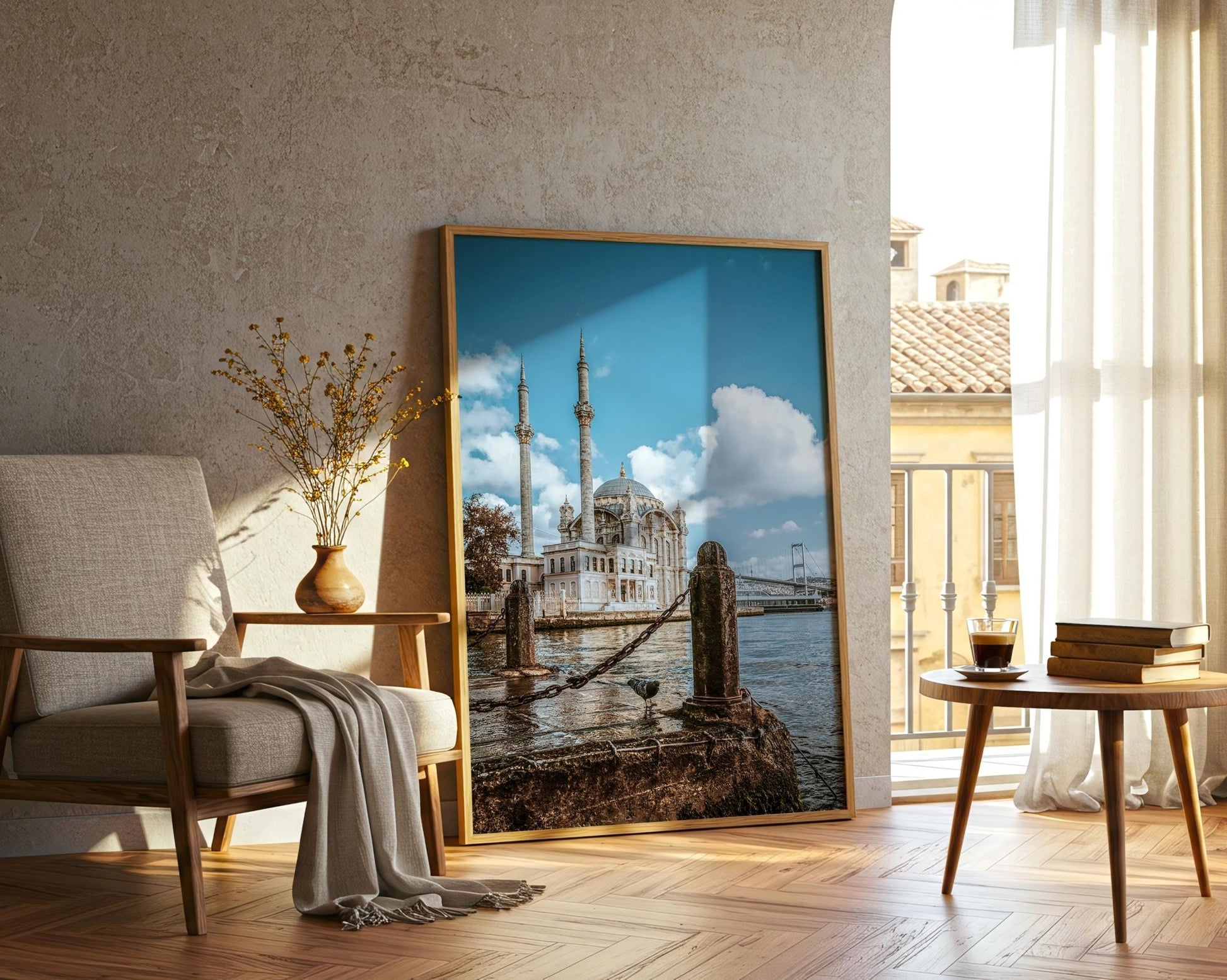 Istanbul Ortakoy Mosque Print – Bosphorus Bridge Photo | Turkish Cityscape Art - Hasan Akbas Fine Art