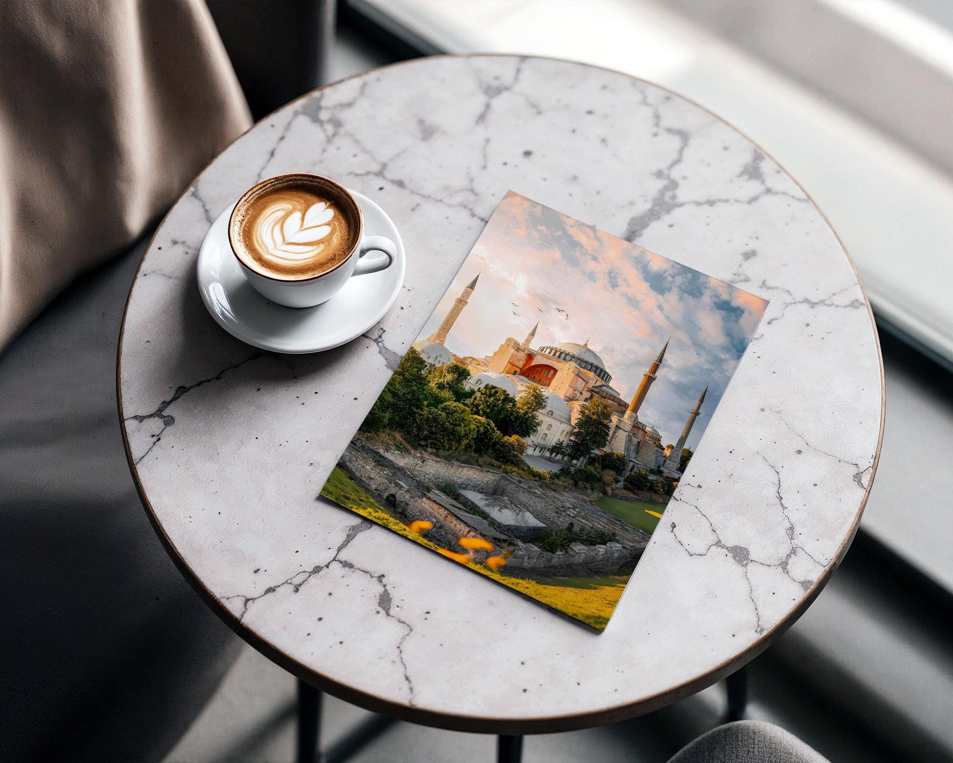 Istanbul Wall Art Set – Triptych Prints of Hagia Sophia, Maiden’s Tower & Ortakoy Mosque - Hasan Akbas Fine Art