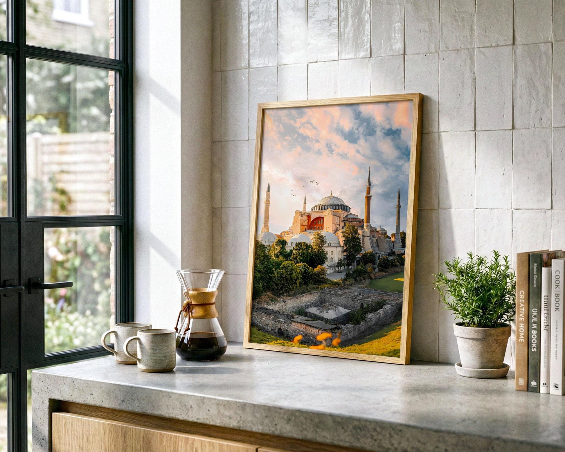 Hagia Sophia Wall Art – Istanbul Wall Decor | Museum Quality Giclee Fine Art Print - Hasan Akbas Fine Art