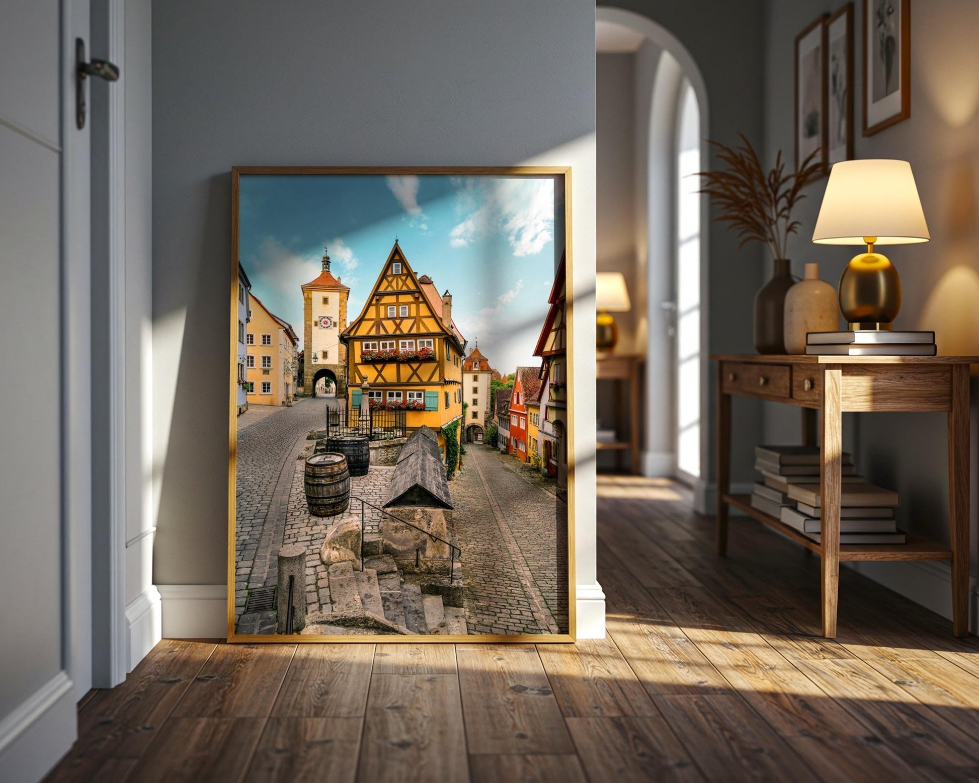 Rothenburg Plönlein Photo Print, Colorful Medieval Germany Wall Art - Hasan Akbas Fine Art