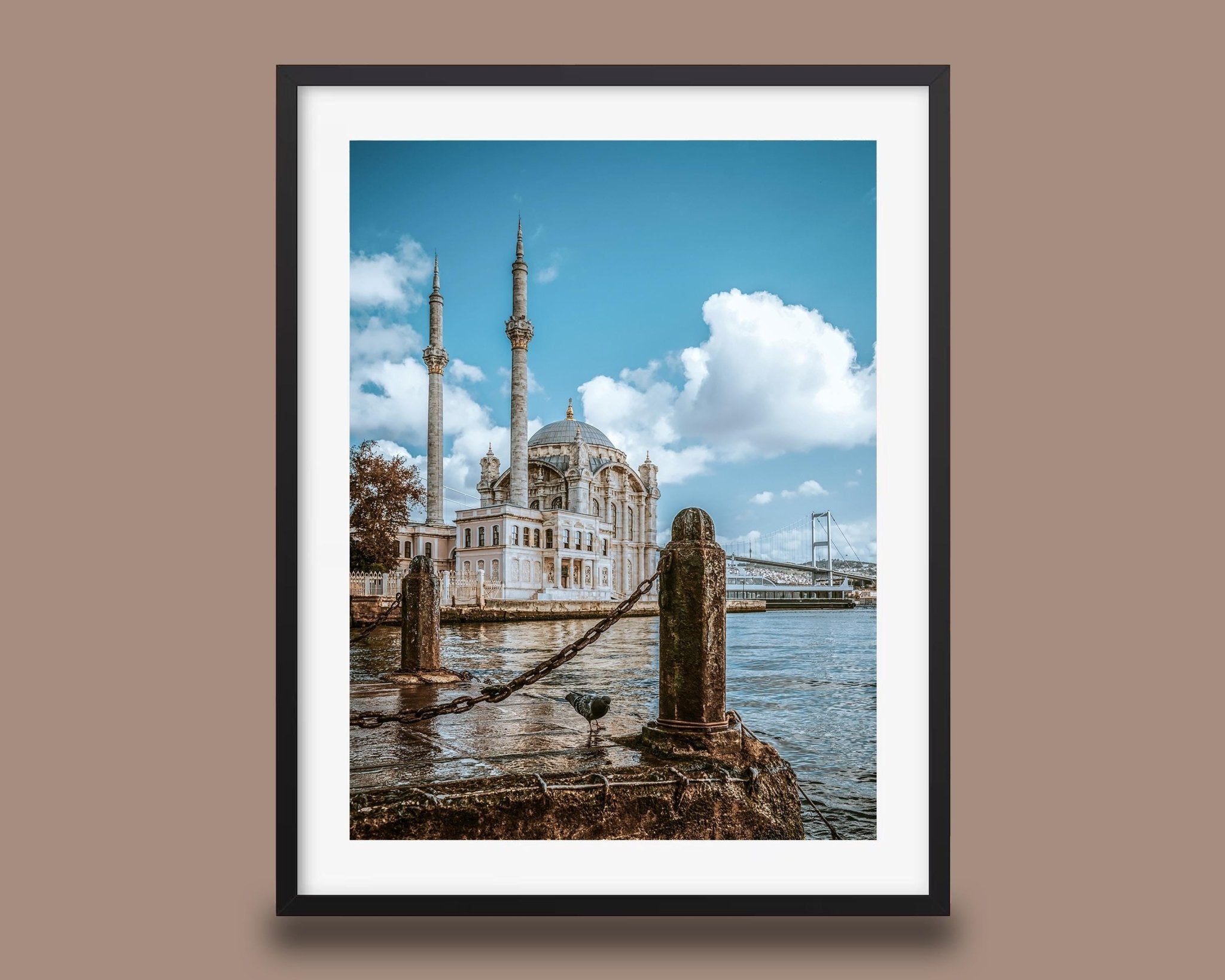 Istanbul Ortakoy Mosque Print – Bosphorus Bridge Photo | Turkish Cityscape Art - Hasan Akbas Fine Art