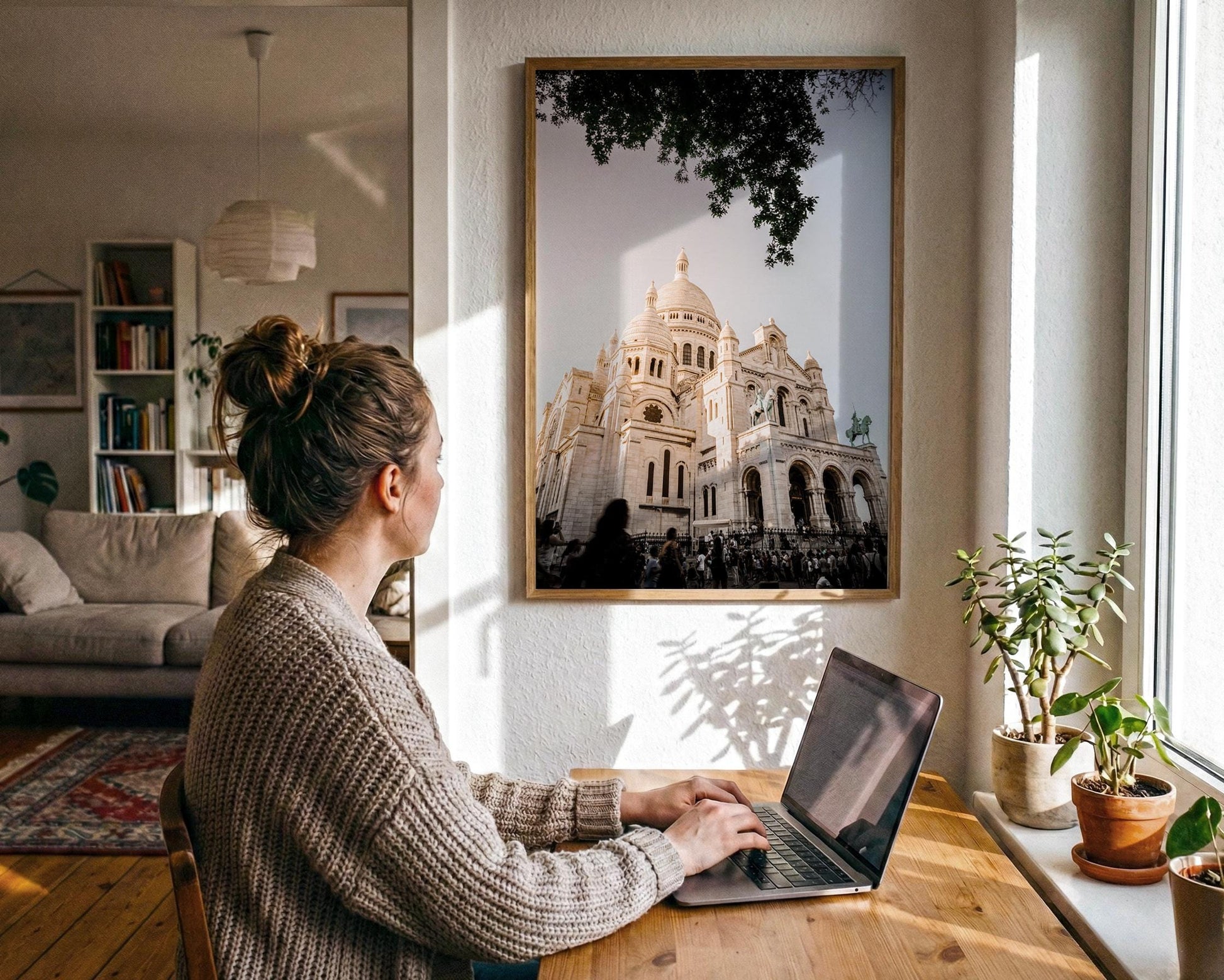 Sacre Coeur Print – Paris Wall Art | Montmartre Basilica Photo | French Architecture Decor - Hasan Akbas Fine Art