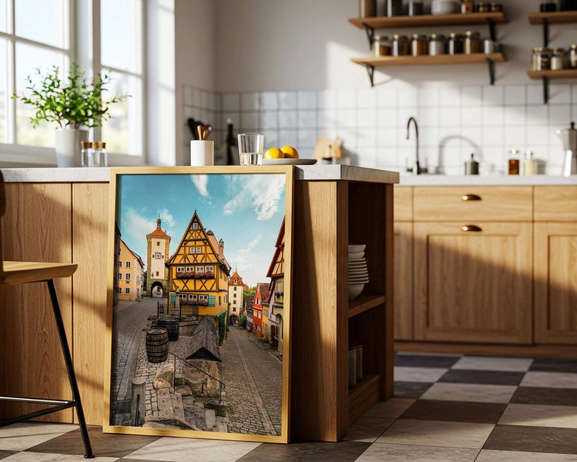 Rothenburg Plönlein Photo Print, Colorful Medieval Germany Wall Art - Hasan Akbas Fine Art