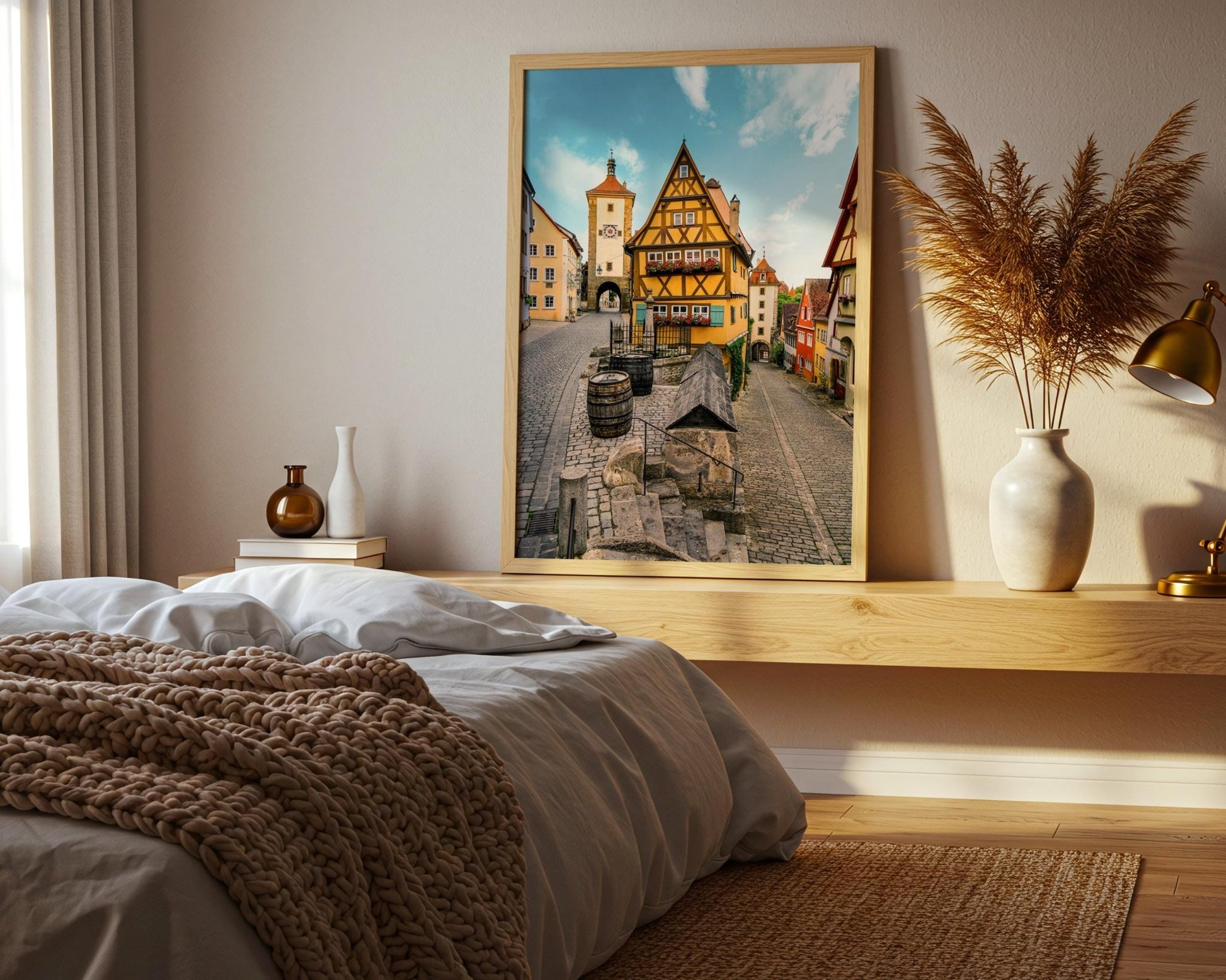 Rothenburg Plönlein Photo Print, Colorful Medieval Germany Wall Art - Hasan Akbas Fine Art