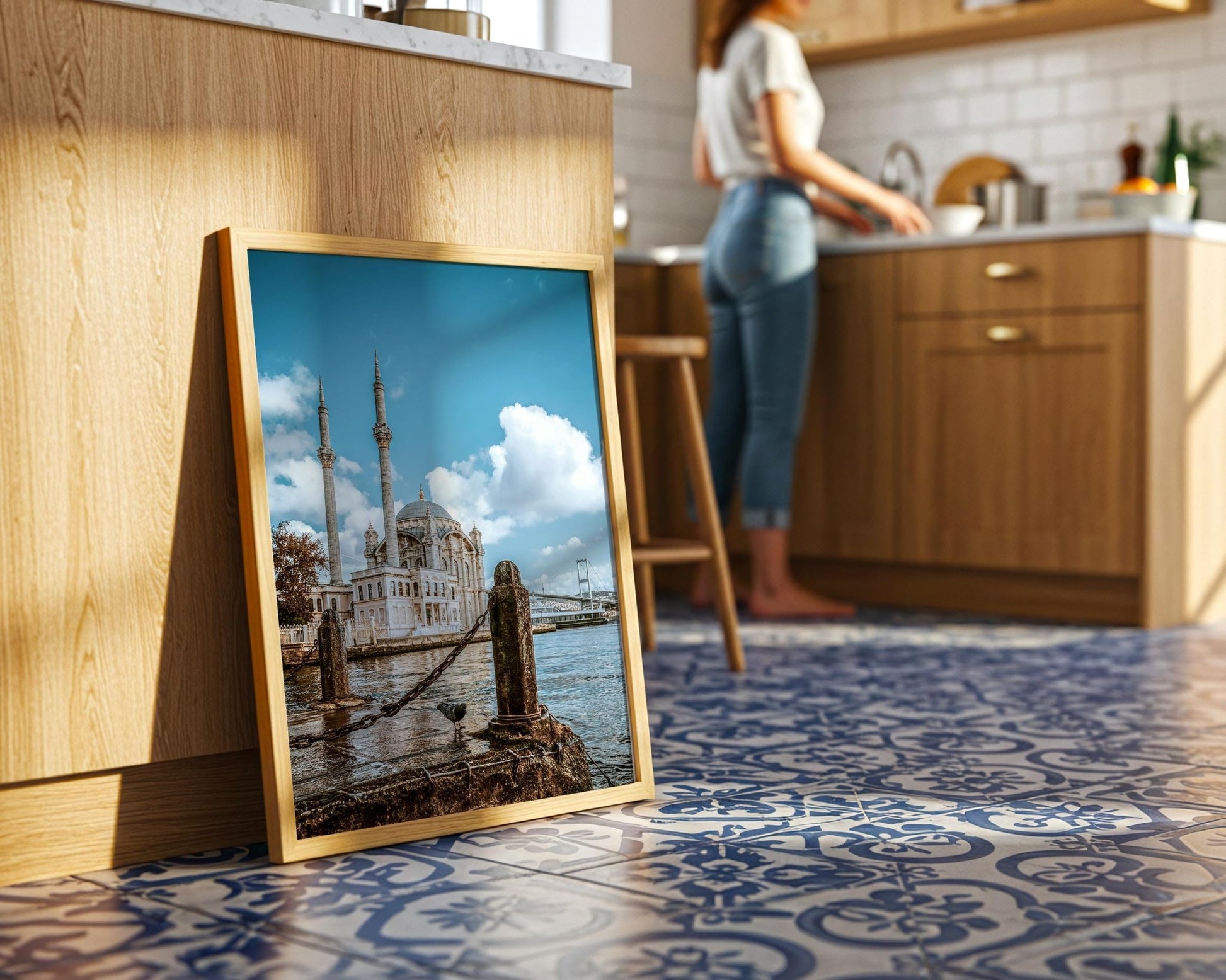 Istanbul Ortakoy Mosque Print – Bosphorus Bridge Photo | Turkish Cityscape Art - Hasan Akbas Fine Art