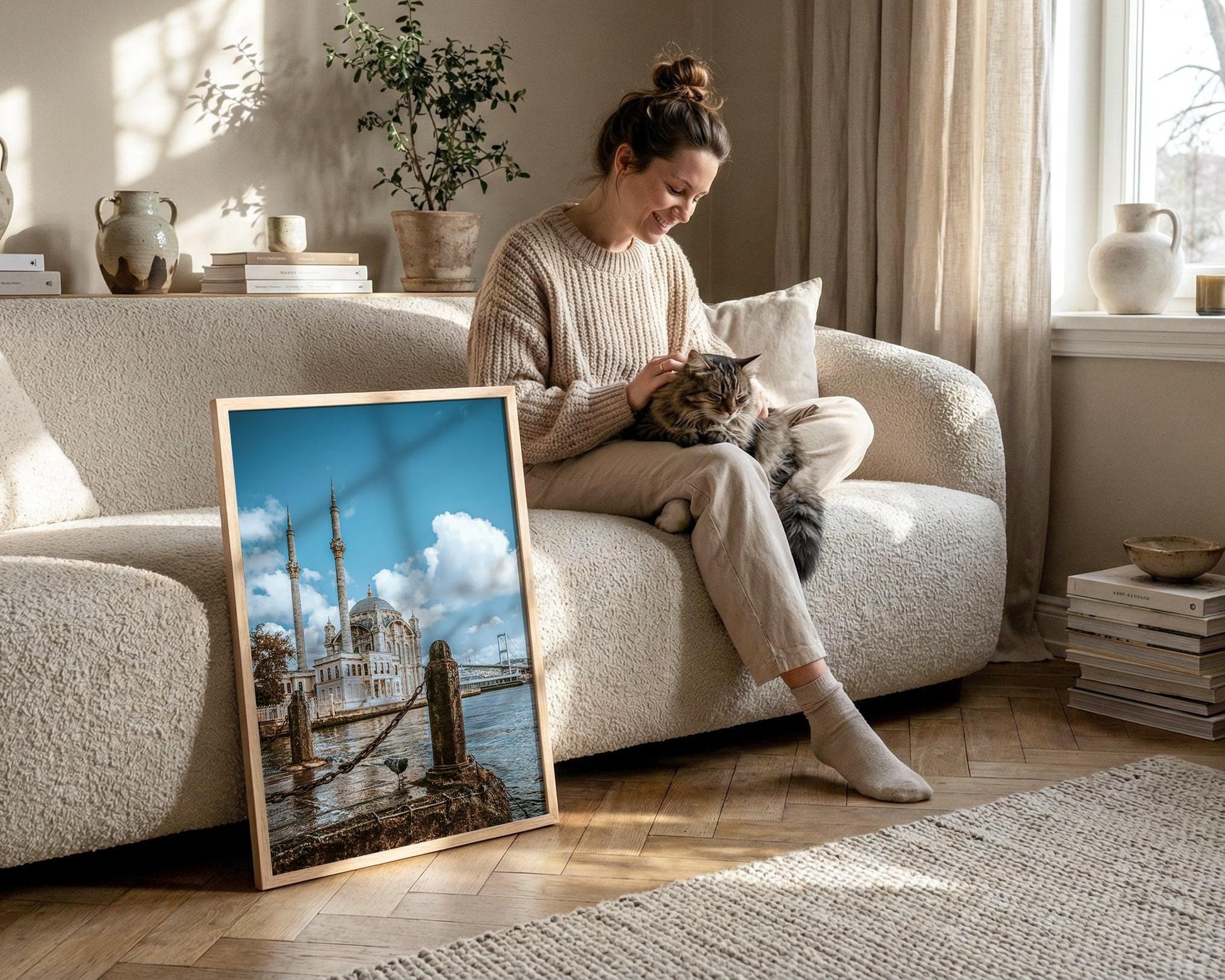 Istanbul Ortakoy Mosque Print – Bosphorus Bridge Photo | Turkish Cityscape Art - Hasan Akbas Fine Art