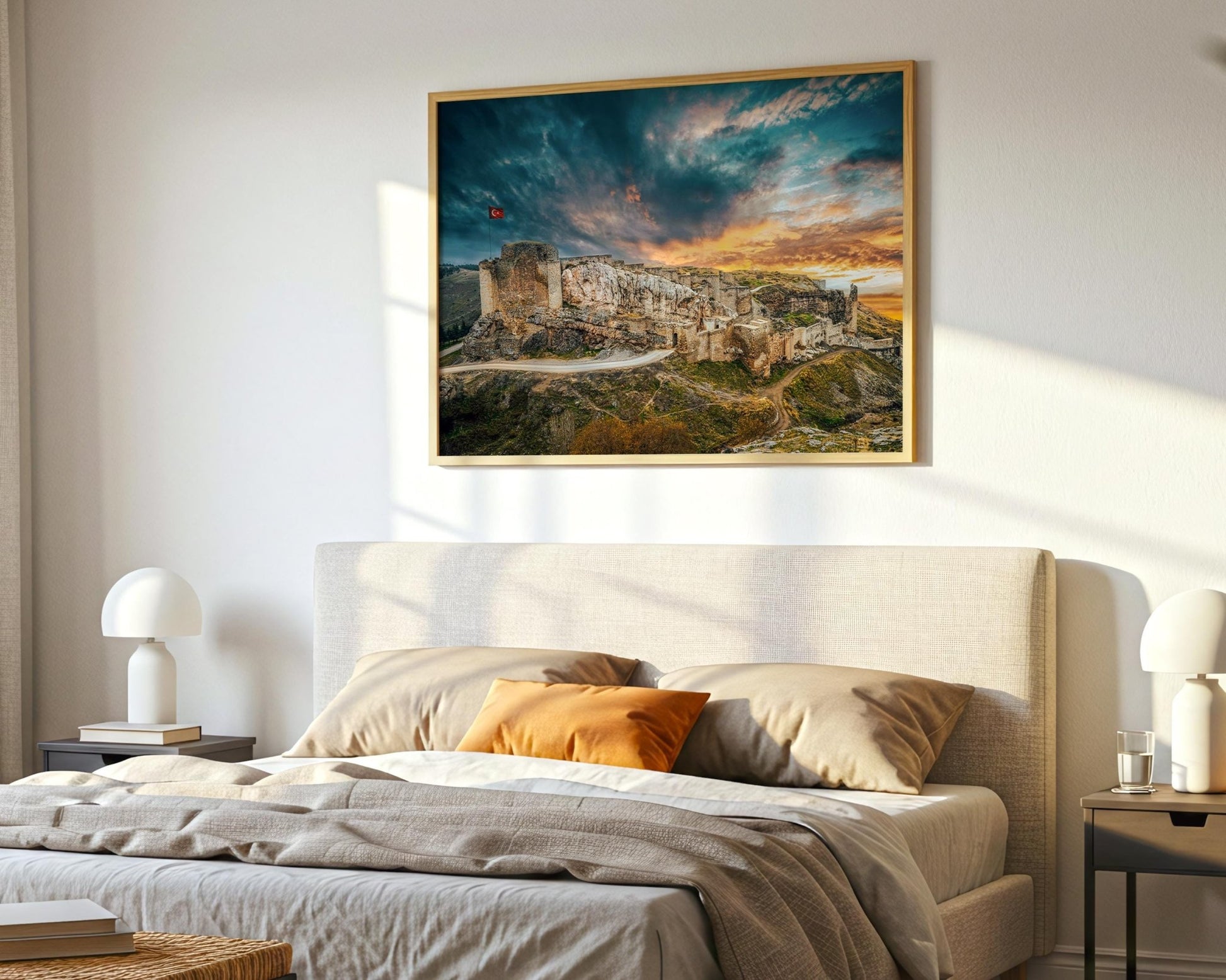 Harput Castle Wall Art | Historic Fortress Photo & Turkish Home Decor | Museum Quality Print - Hasan Akbas Fine Art