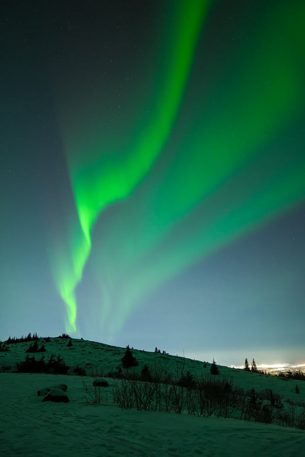 Northern lights over Anchorage, Alaska