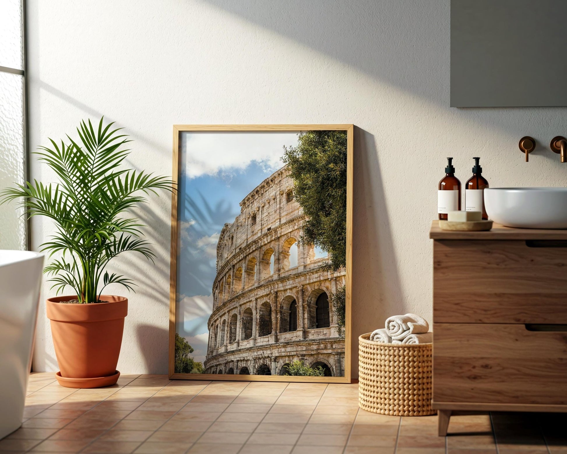 Rome Wall Art Print – Colosseum Photo, Italian Travel Art & Roman Architecture Decor - Hasan Akbas Fine Art