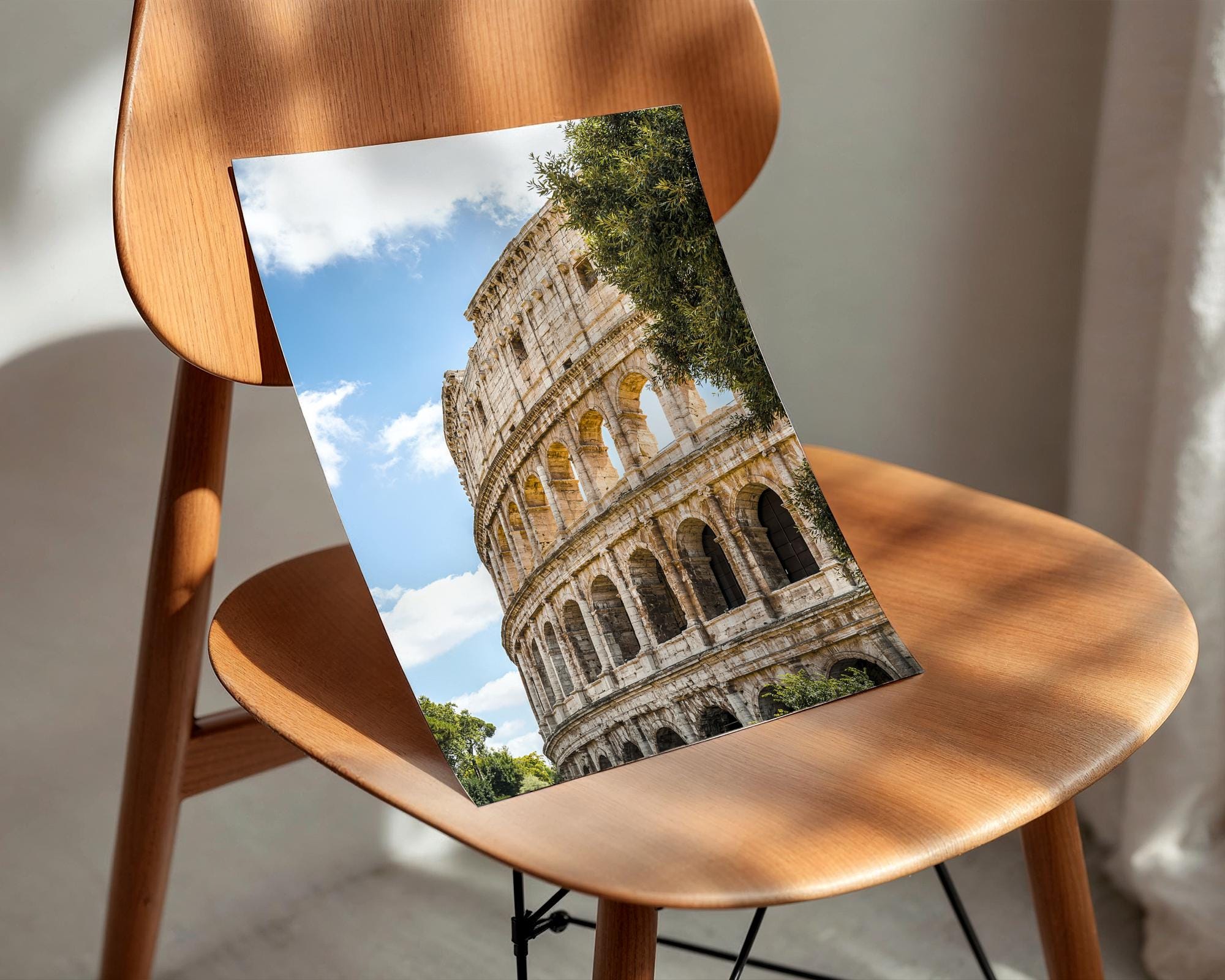 Rome Wall Art Print – Colosseum Photo, Italian Travel Art & Roman Architecture Decor - Hasan Akbas Fine Art