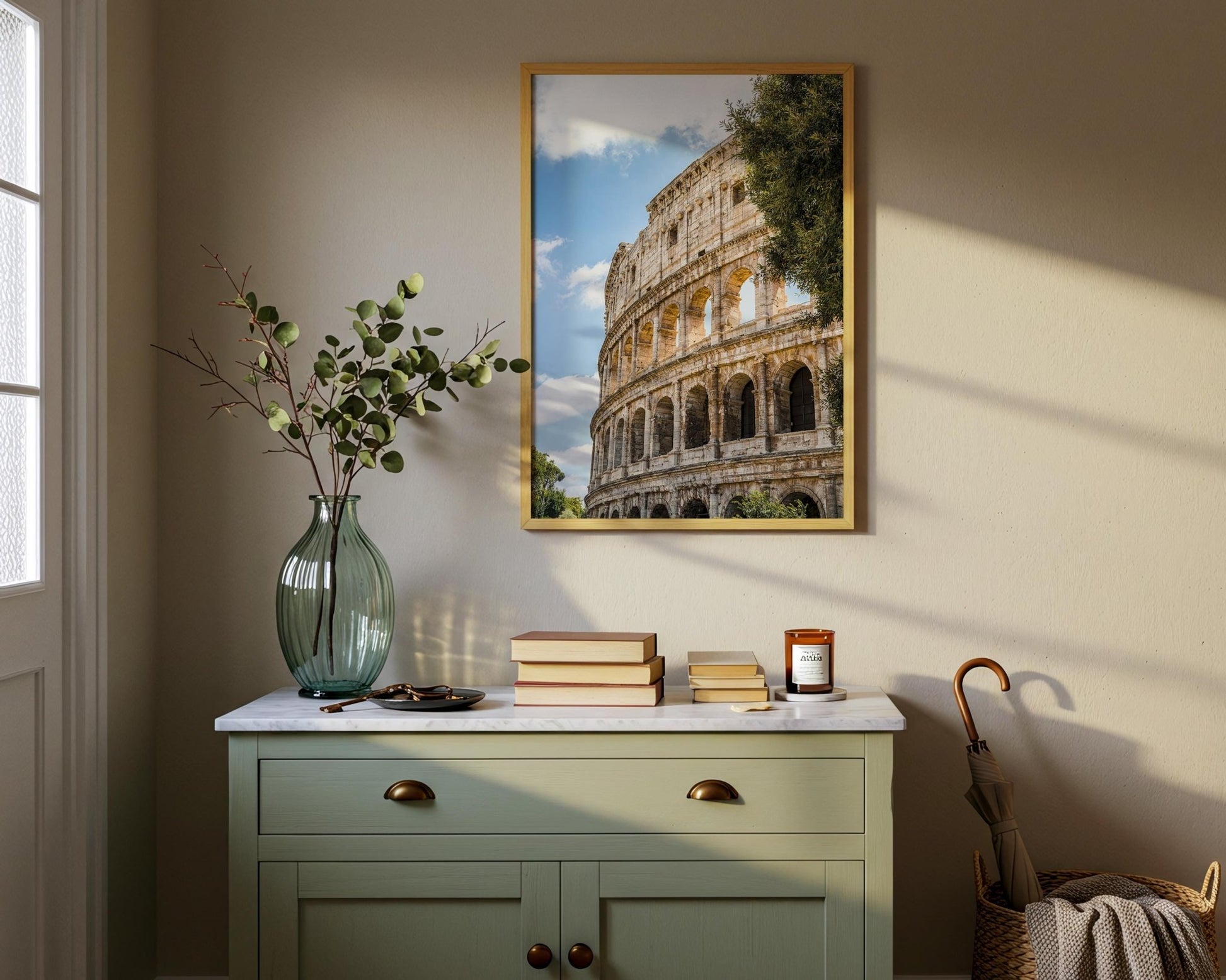 Rome Wall Art Print – Colosseum Photo, Italian Travel Art & Roman Architecture Decor - Hasan Akbas Fine Art