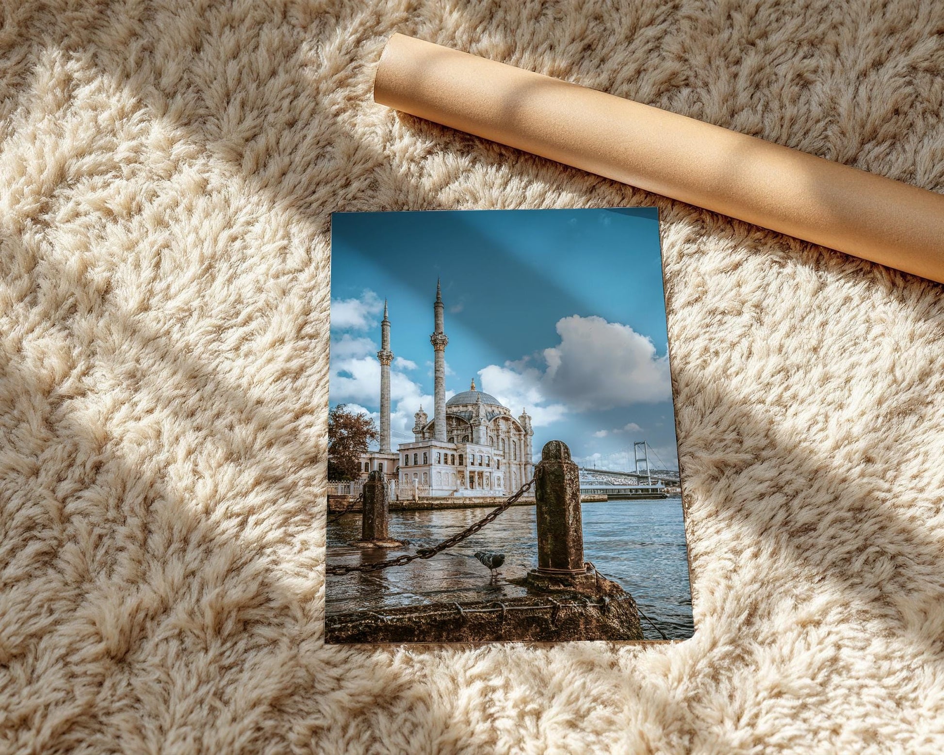 Istanbul Ortakoy Mosque Print – Bosphorus Bridge Photo | Turkish Cityscape Art - Hasan Akbas Fine Art