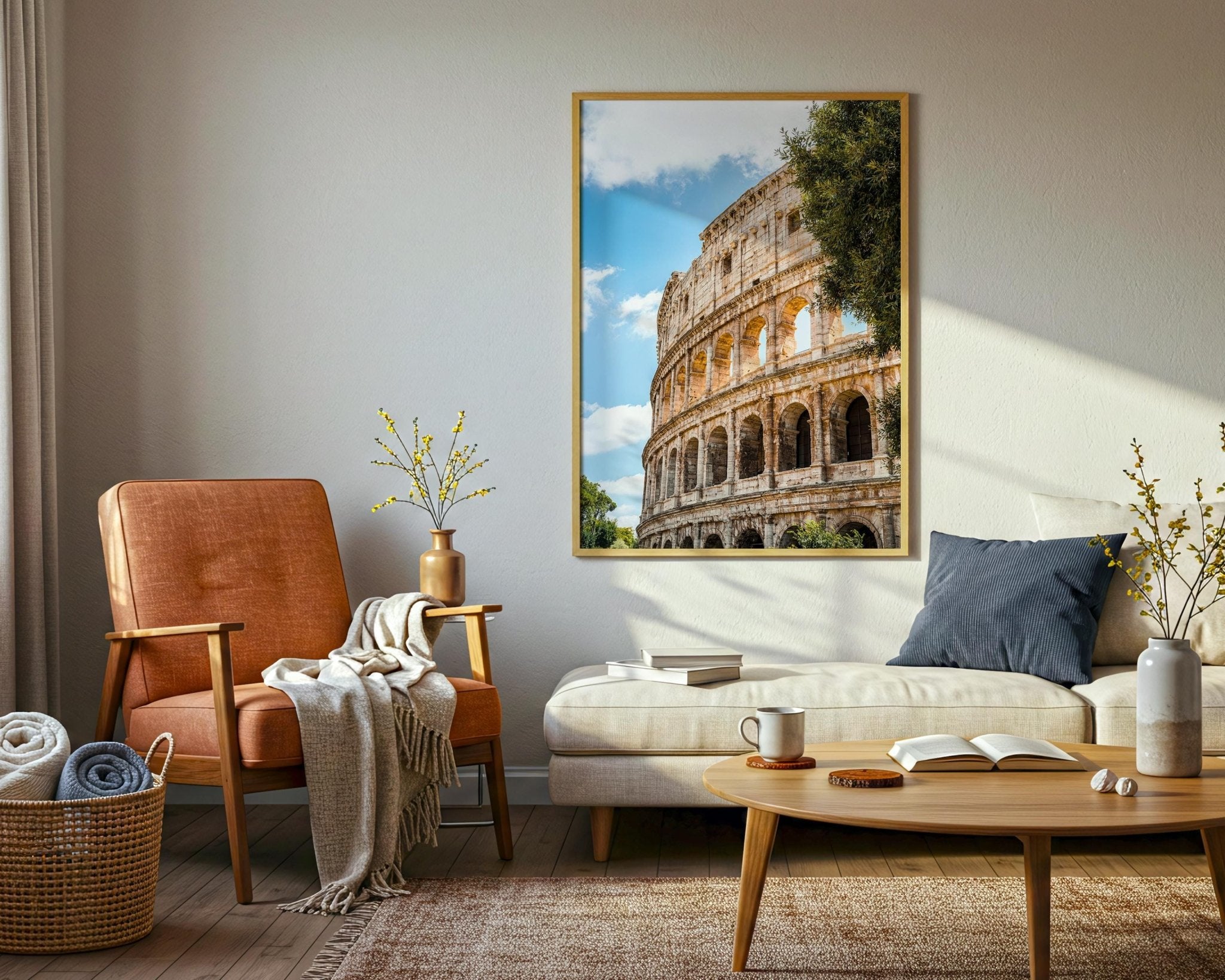 Rome Wall Art Print – Colosseum Photo, Italian Travel Art & Roman Architecture Decor - Hasan Akbas Fine Art