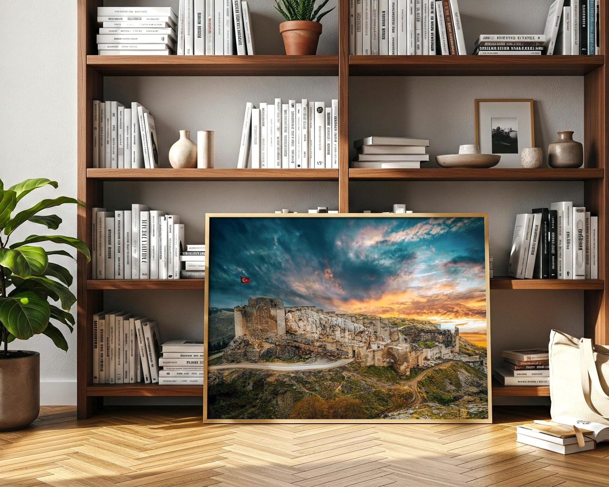 Harput Castle Wall Art | Historic Fortress Photo & Turkish Home Decor | Museum Quality Print - Hasan Akbas Fine Art