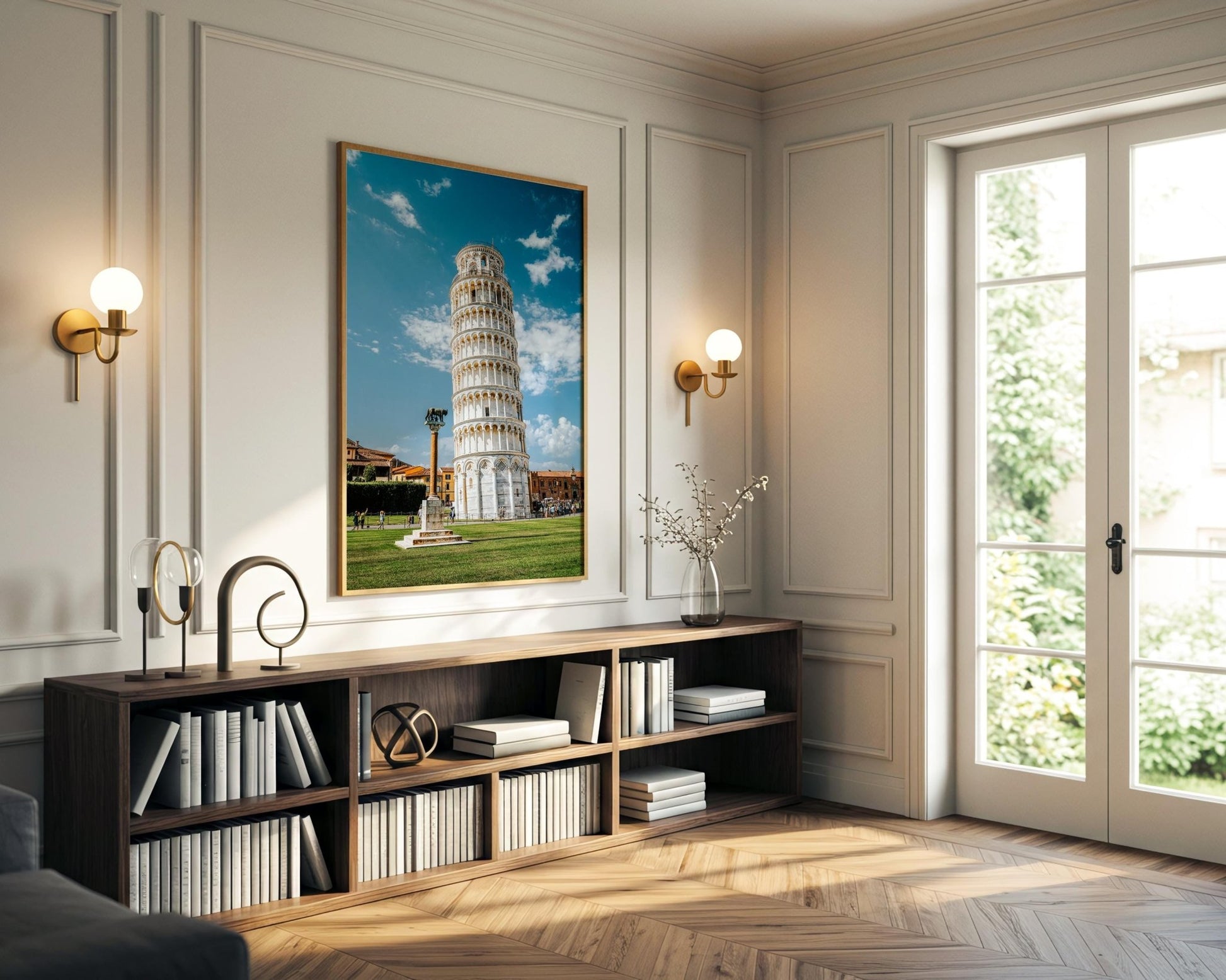 Pisa Italy Wall Art Print, Leaning Tower Photo, Tuscany Photography, Minimalist Home Decor - Hasan Akbas Fine Art