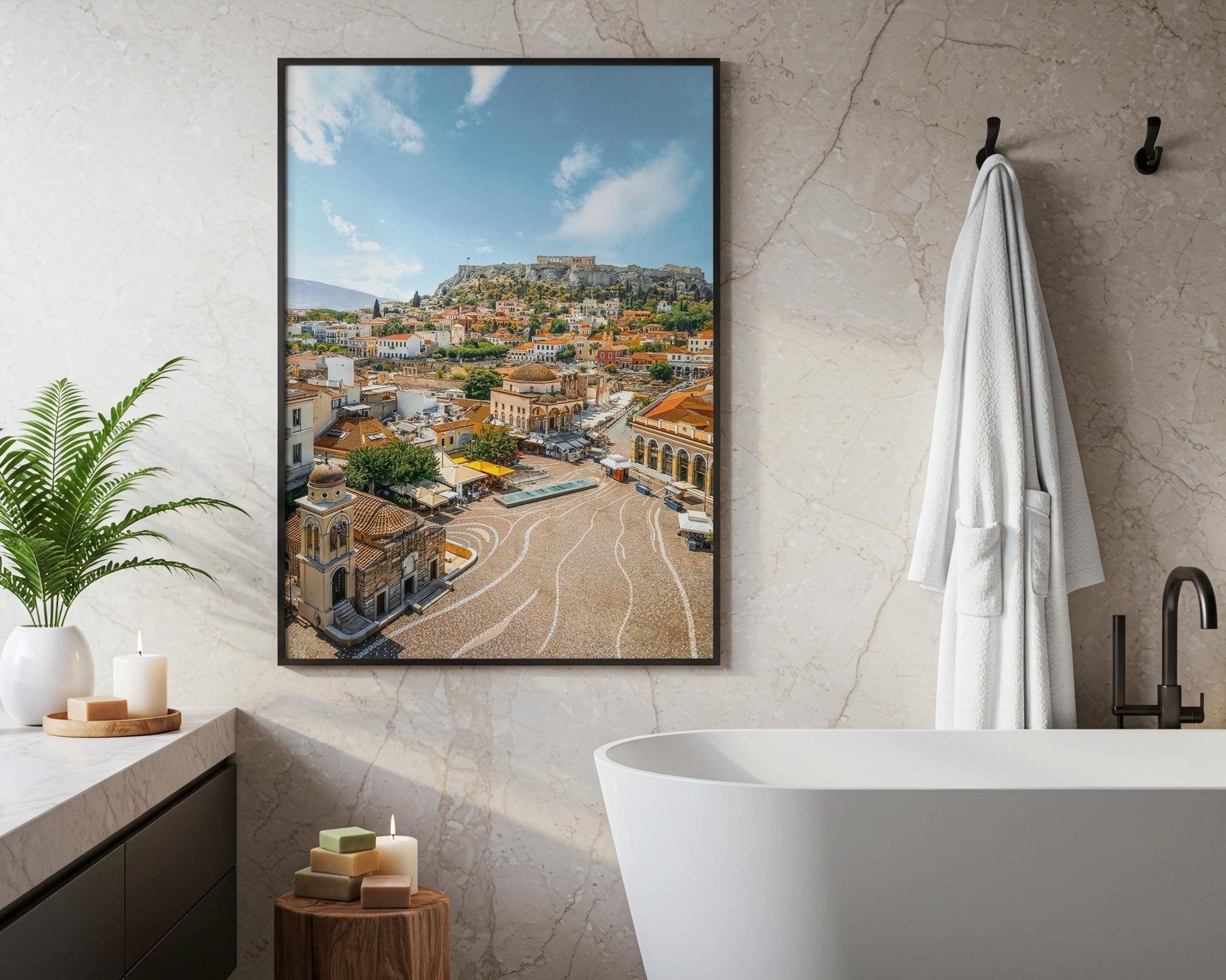 Athens Greece Wall Art – Acropolis Parthenon Print | Mediterranean Cityscape Decor - Hasan Akbas Fine Art