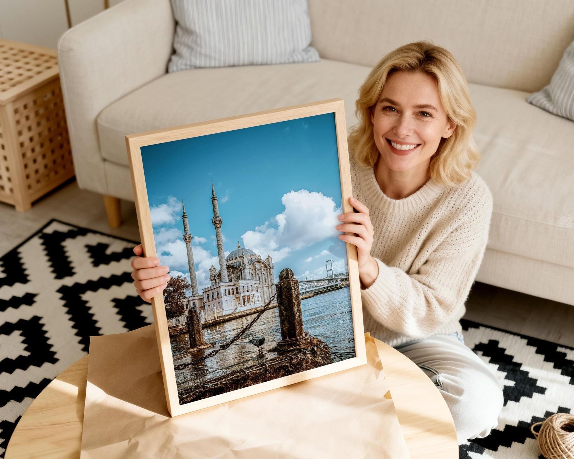 Istanbul Ortakoy Mosque Print – Bosphorus Bridge Photo | Turkish Cityscape Art - Hasan Akbas Fine Art