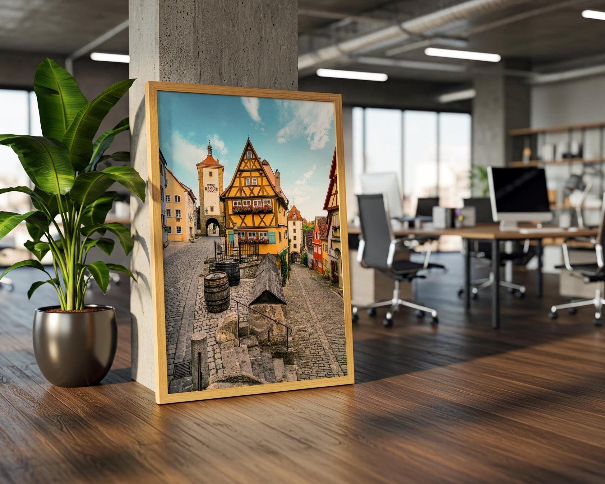 Rothenburg Plönlein Photo Print, Colorful Medieval Germany Wall Art - Hasan Akbas Fine Art