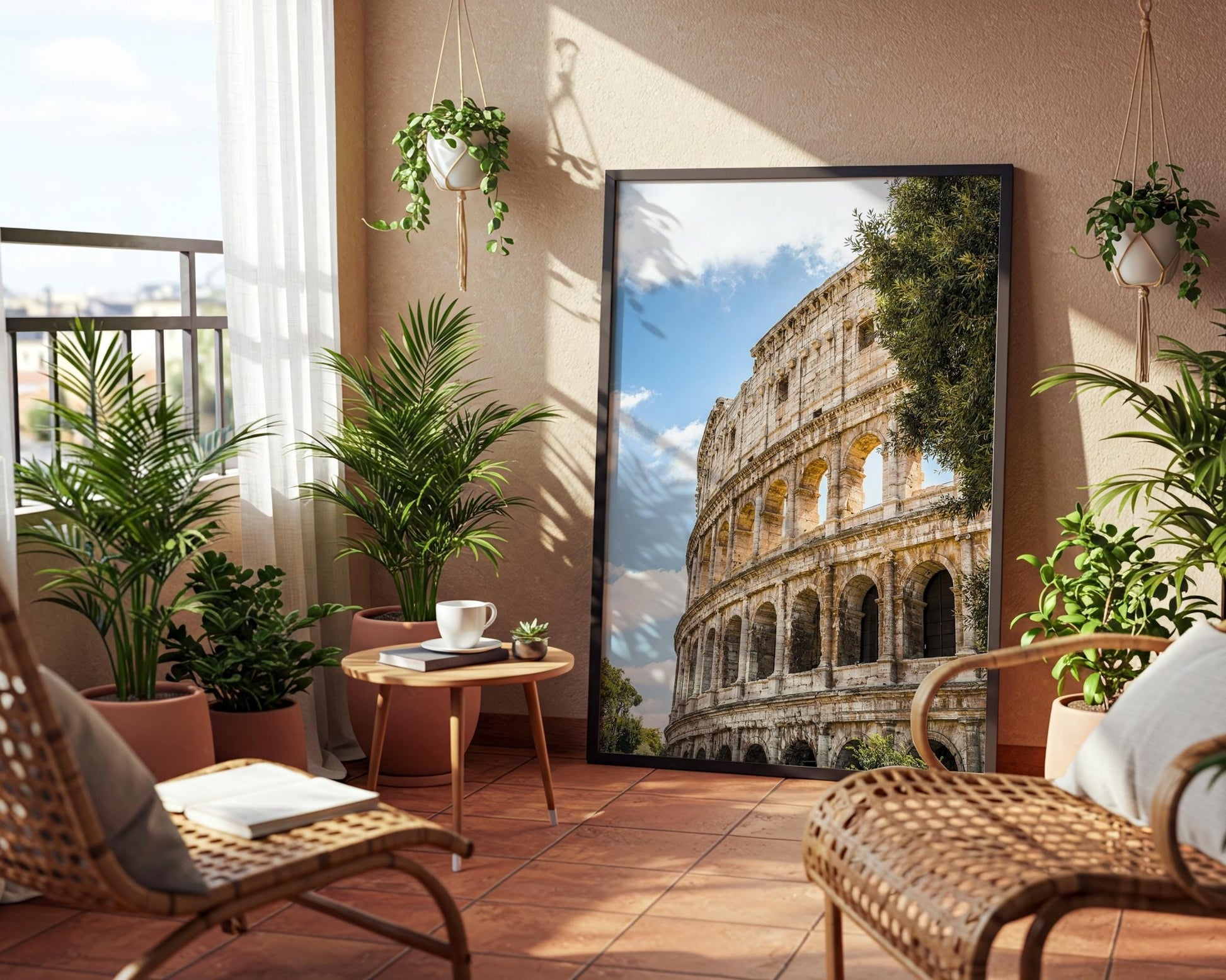 Rome Wall Art Print – Colosseum Photo, Italian Travel Art & Roman Architecture Decor - Hasan Akbas Fine Art
