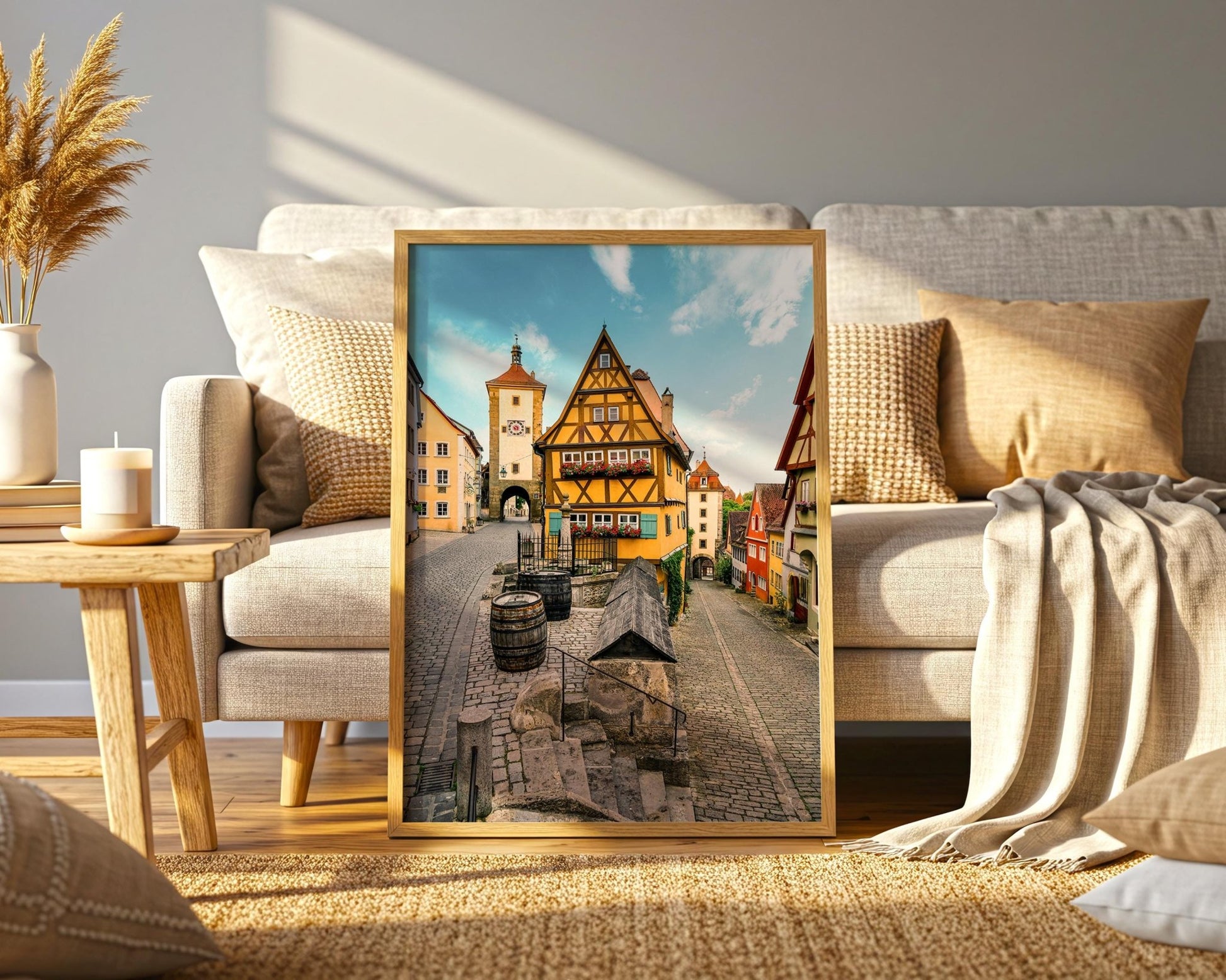 Rothenburg Plönlein Photo Print, Colorful Medieval Germany Wall Art - Hasan Akbas Fine Art