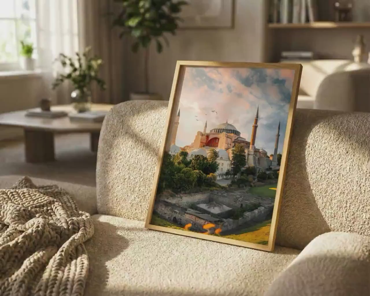 Load video: Hagia Sophia Wall Art – Istanbul Wall Decor | Museum Quality Giclee Fine Art Print