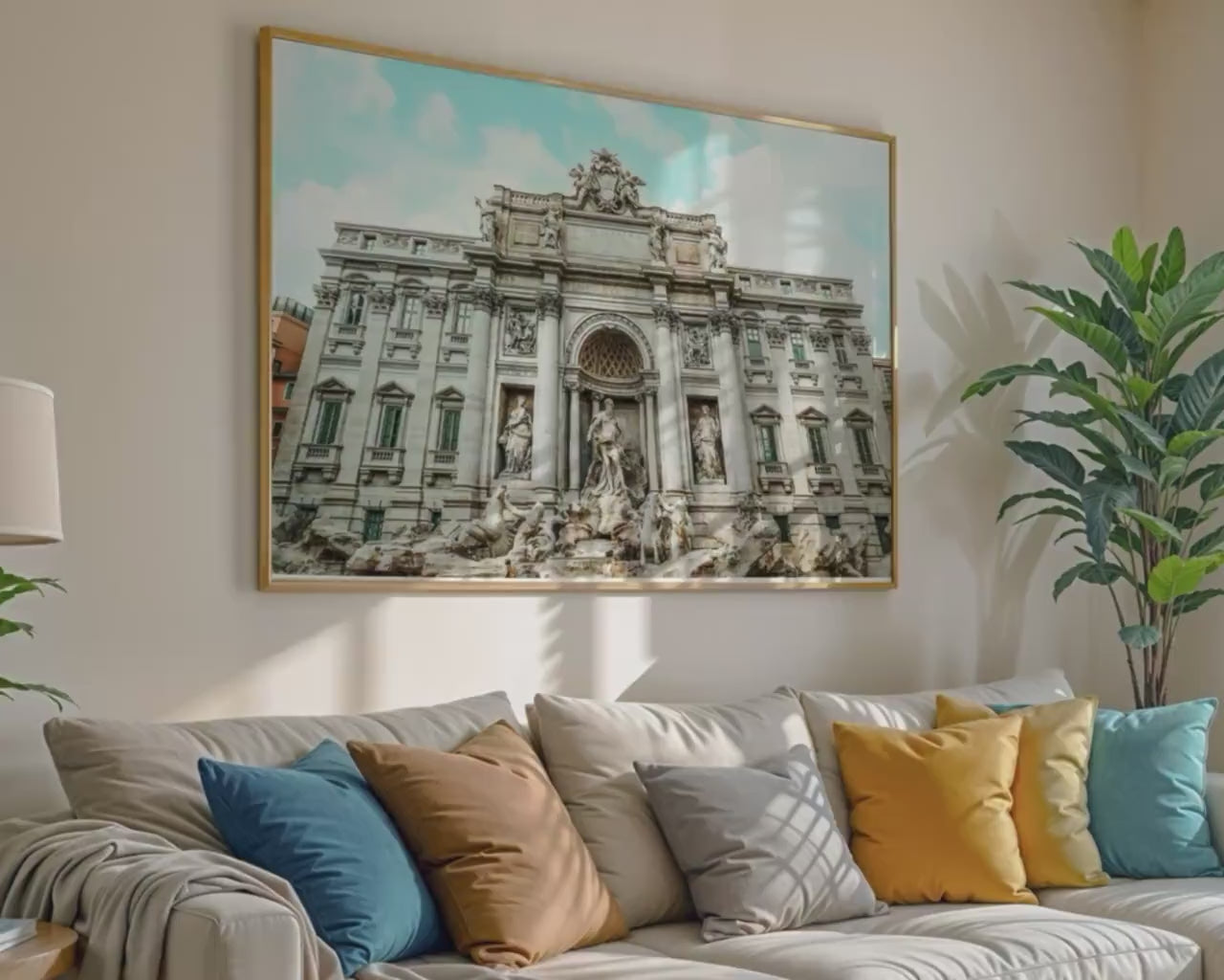 Load video: Trevi Fountain Wall Art – Rome Italy Print | Museum Quality Fine Art Photography
